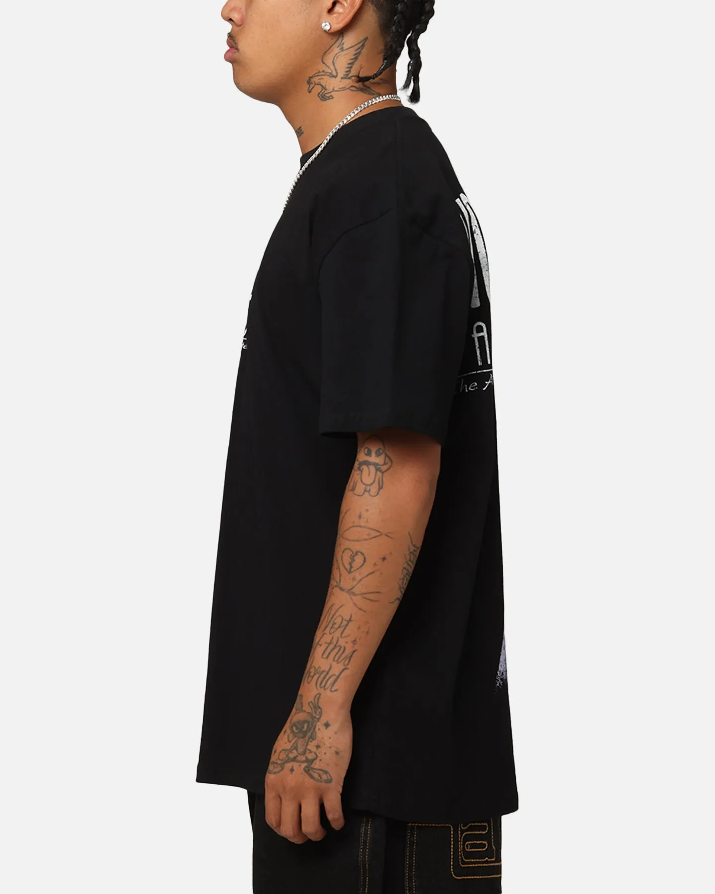 American Thrift X DC Batman Two Face Heavy T-Shirt Black