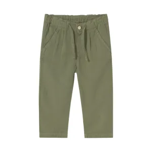 Baby Loose-Fit Linen Pants - Sage by Mayoral