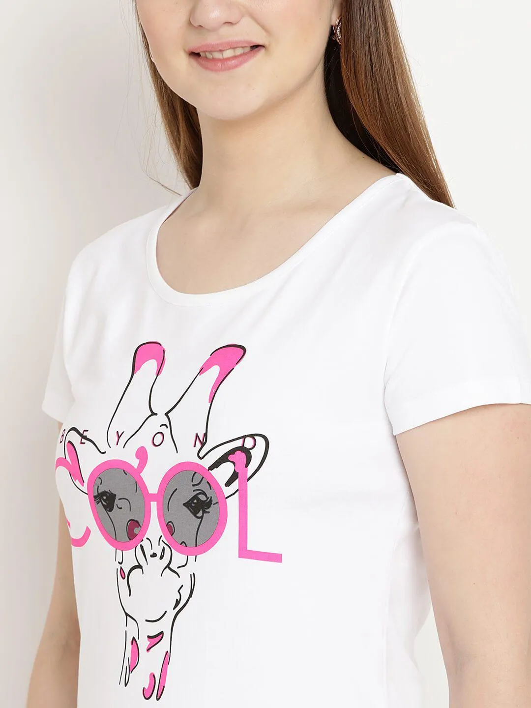 Berrytree Organic Cotton  Women T-shirt Pink Cool