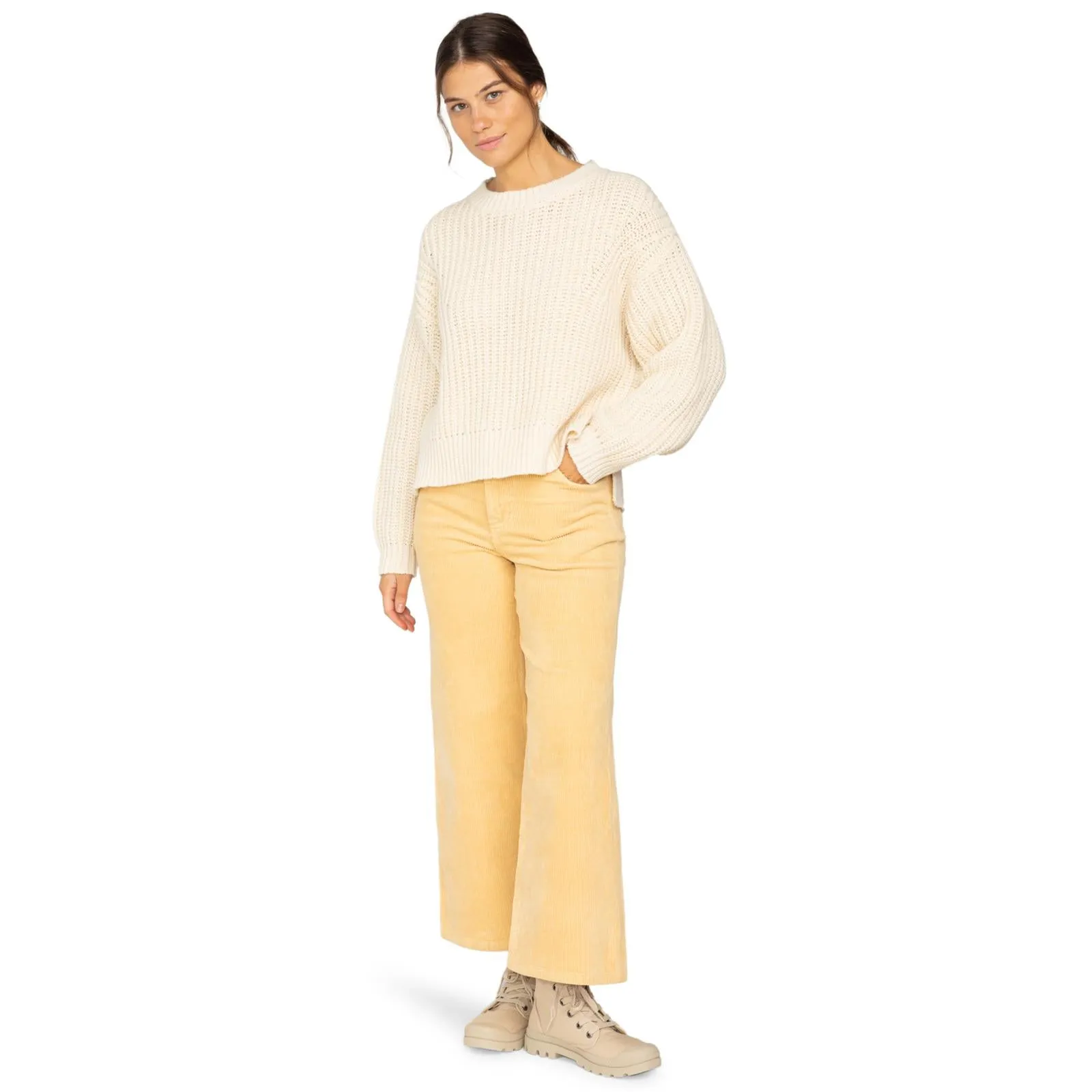 Billabong Womens Good Fortune Relaxed Fit Knit Jumper