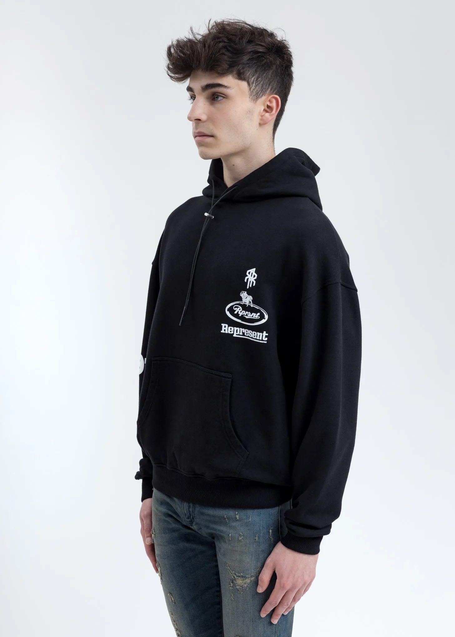 Black Fleece Racing Hoodie