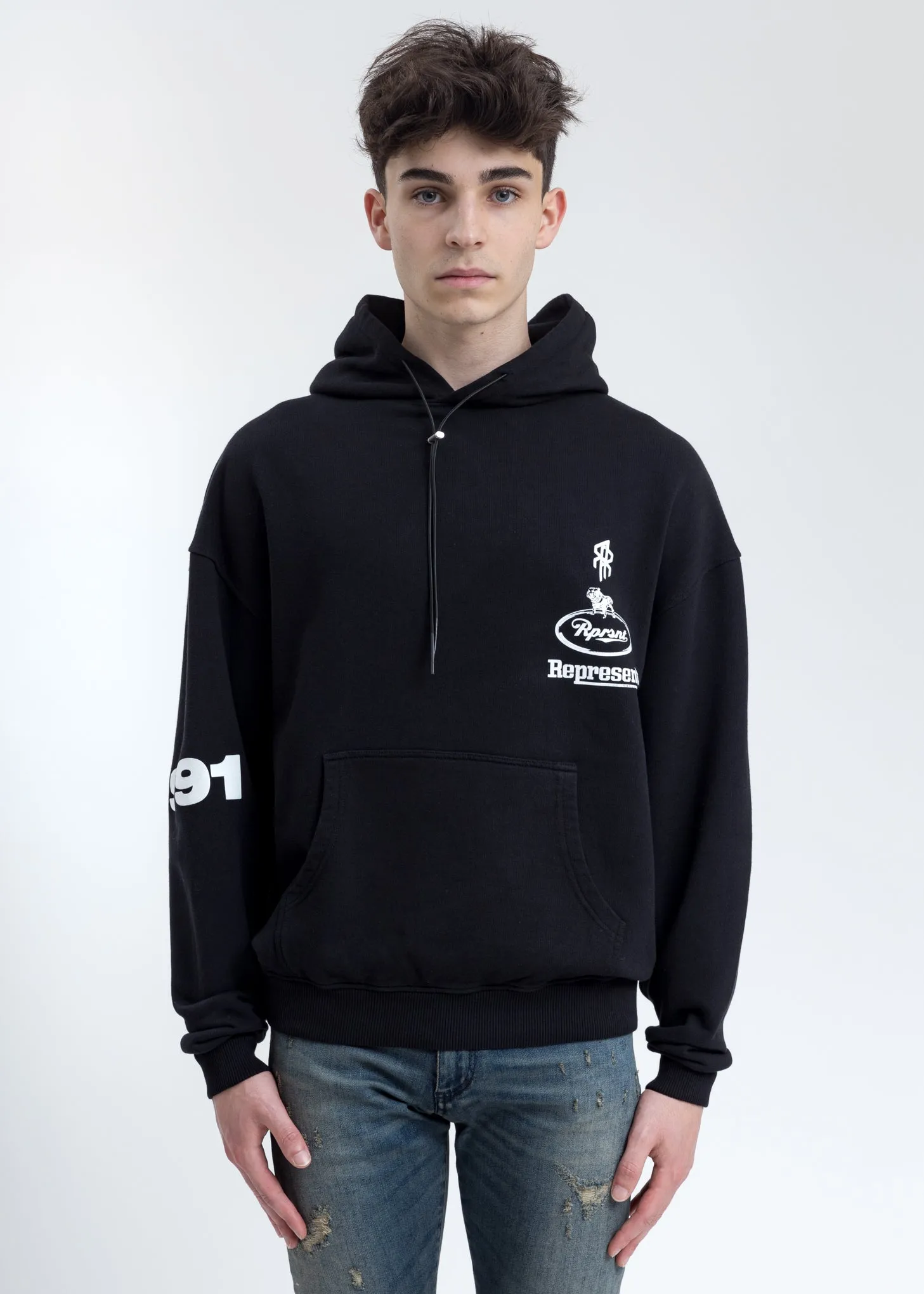 Black Fleece Racing Hoodie
