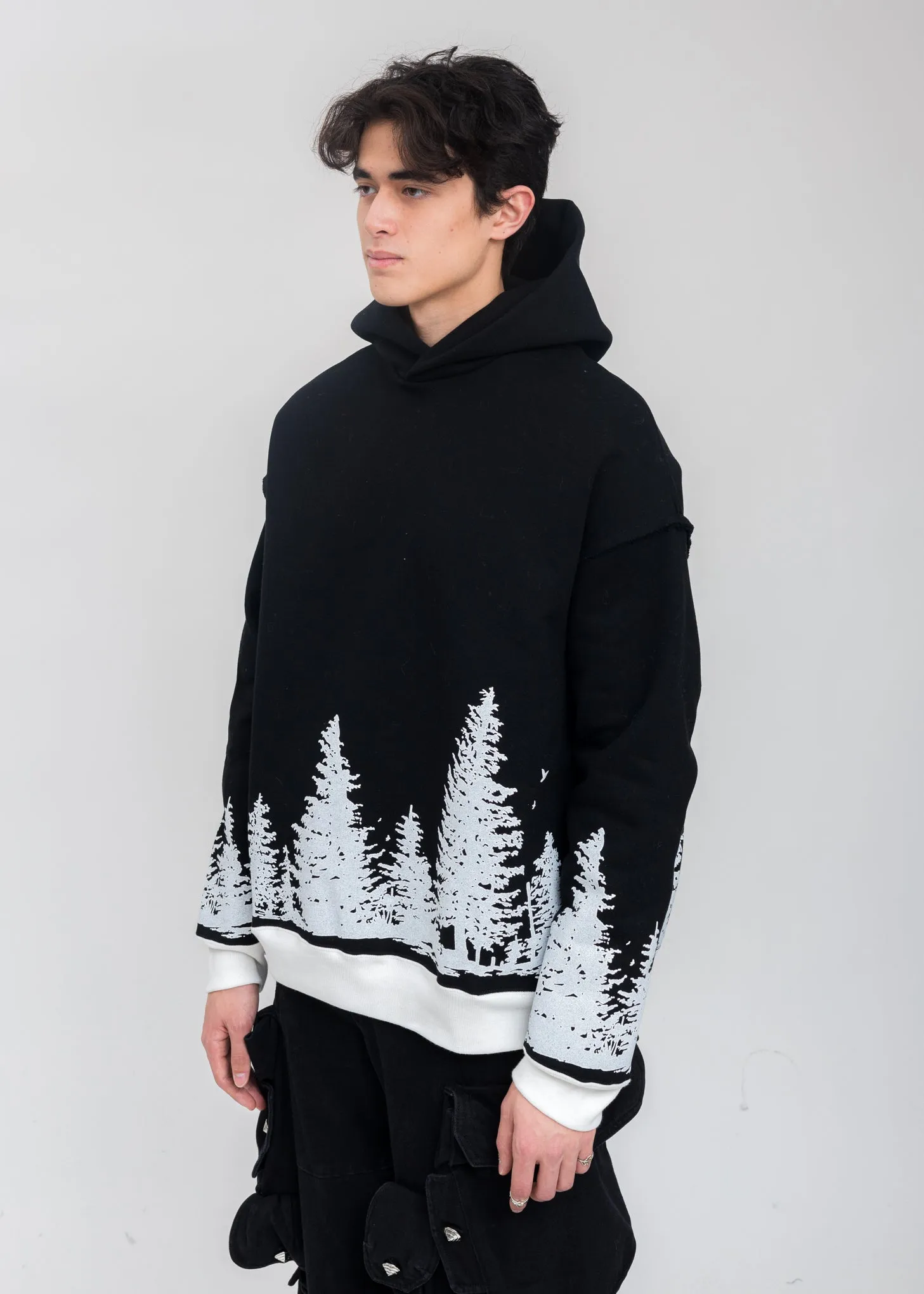 Black Forest At Night Hoodie
