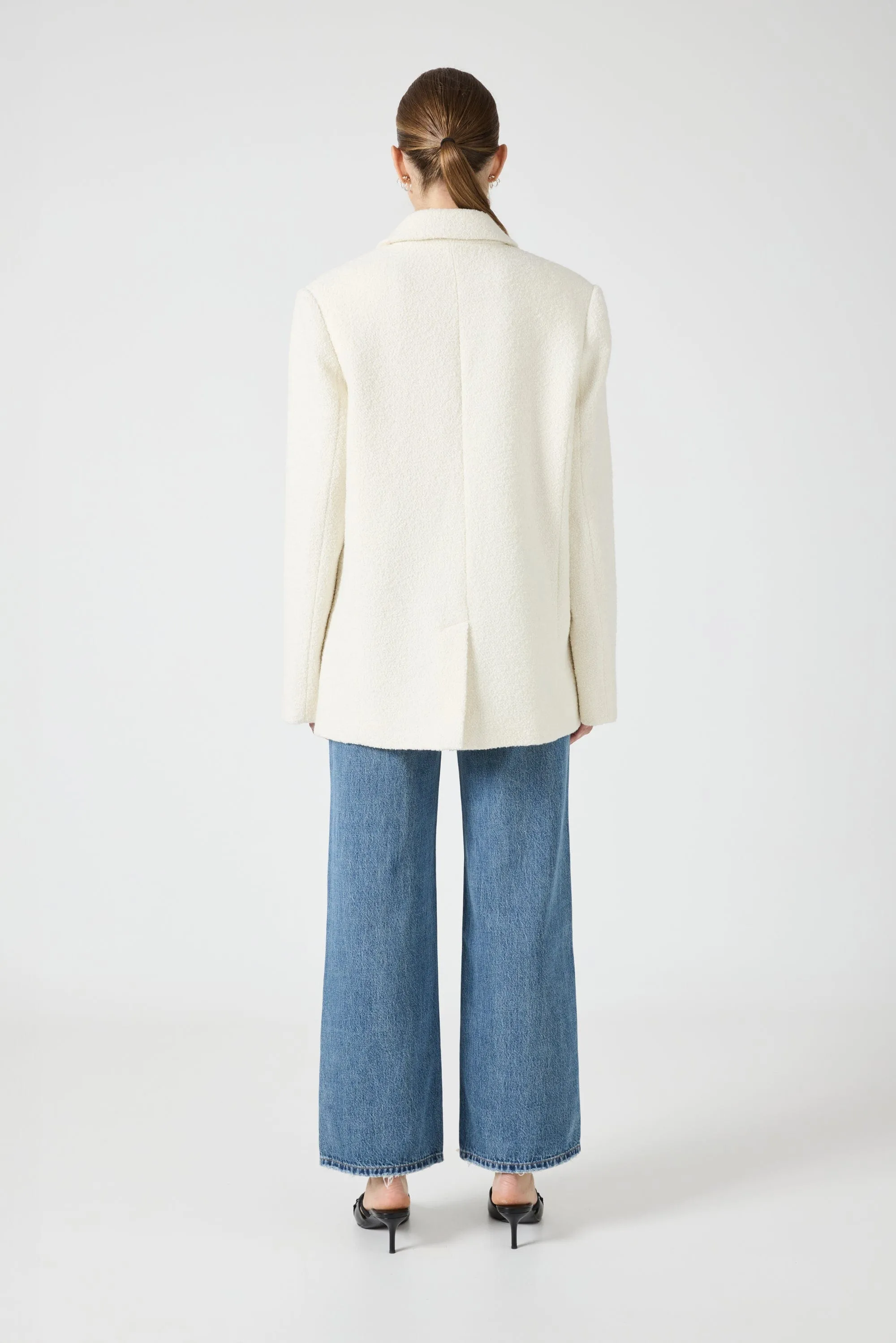 BOUCLE BLAZER | CREAM