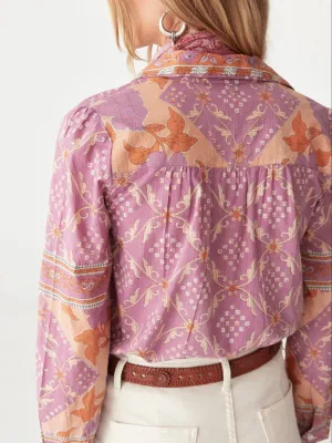 Bruna Blouse - Purple Rain