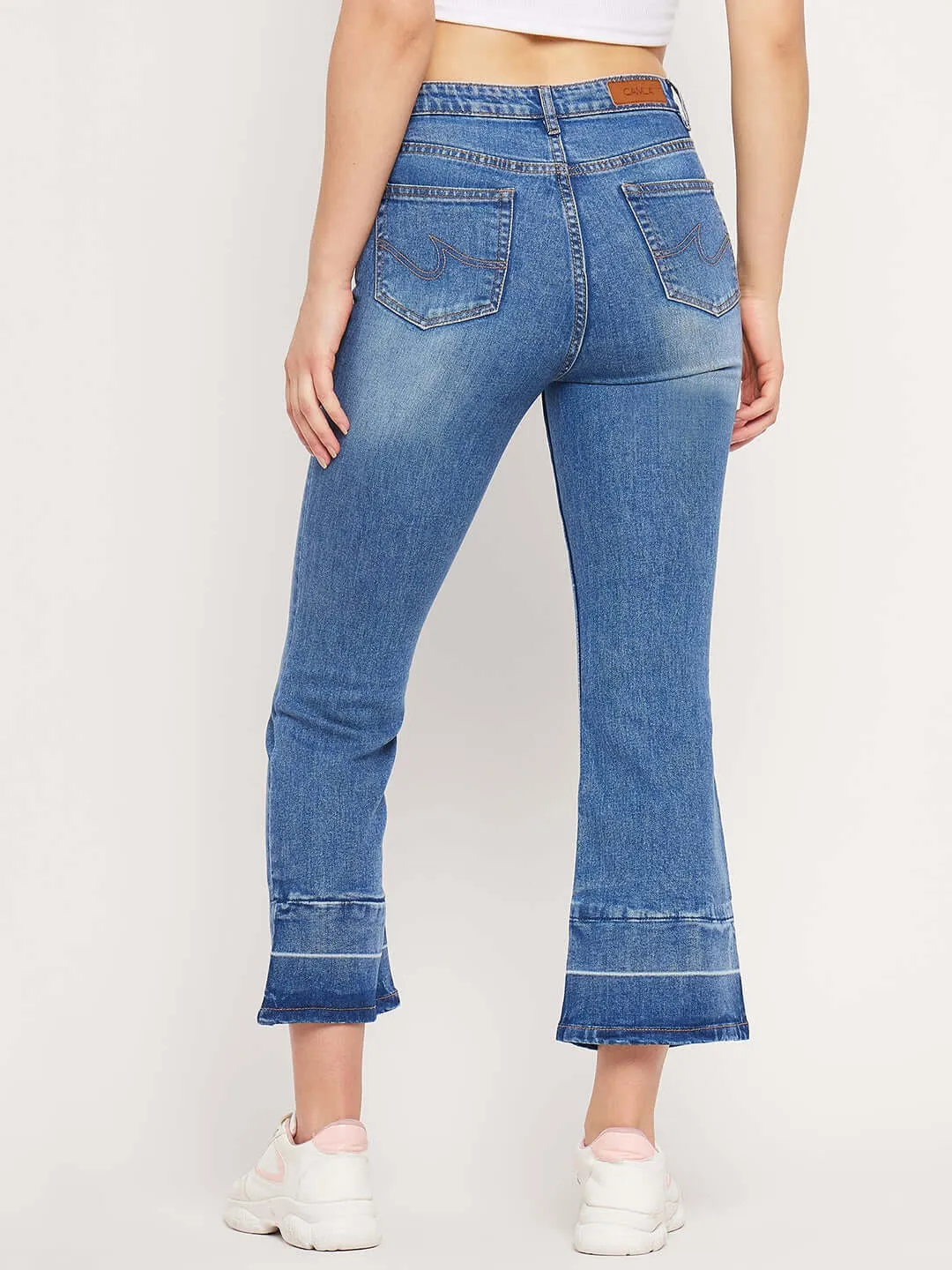 Camla Barcelona Low Rise Light Blue Flared Jeans