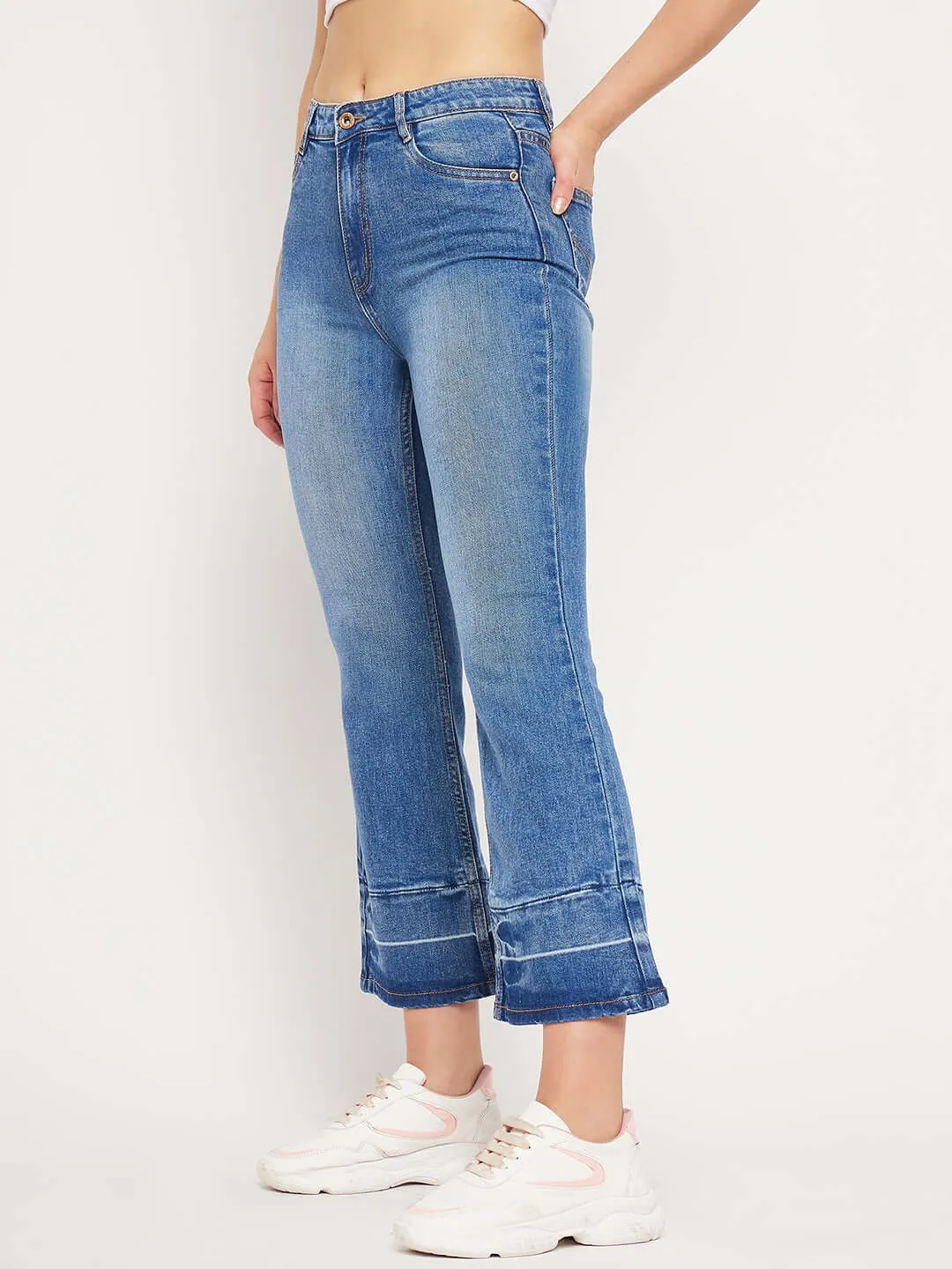 Camla Barcelona Low Rise Light Blue Flared Jeans