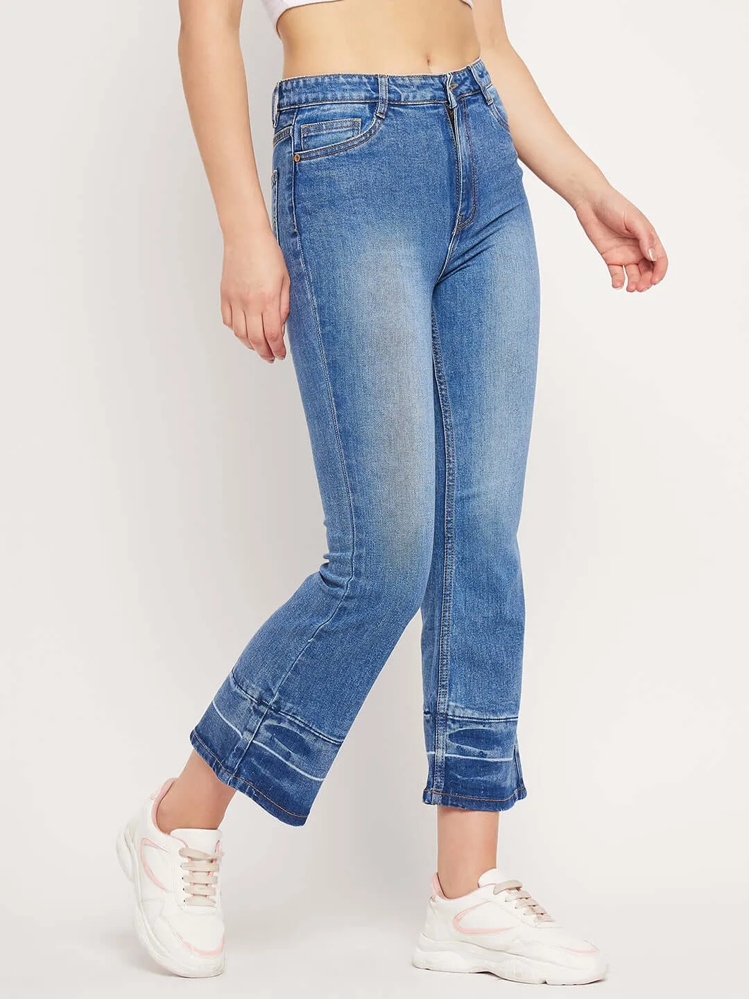 Camla Barcelona Low Rise Light Blue Flared Jeans