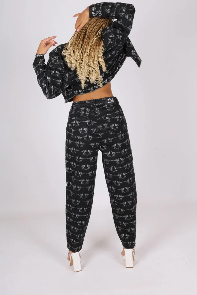 Cherub Printed Jeans