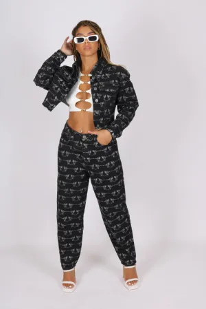 Cherub Printed Jeans