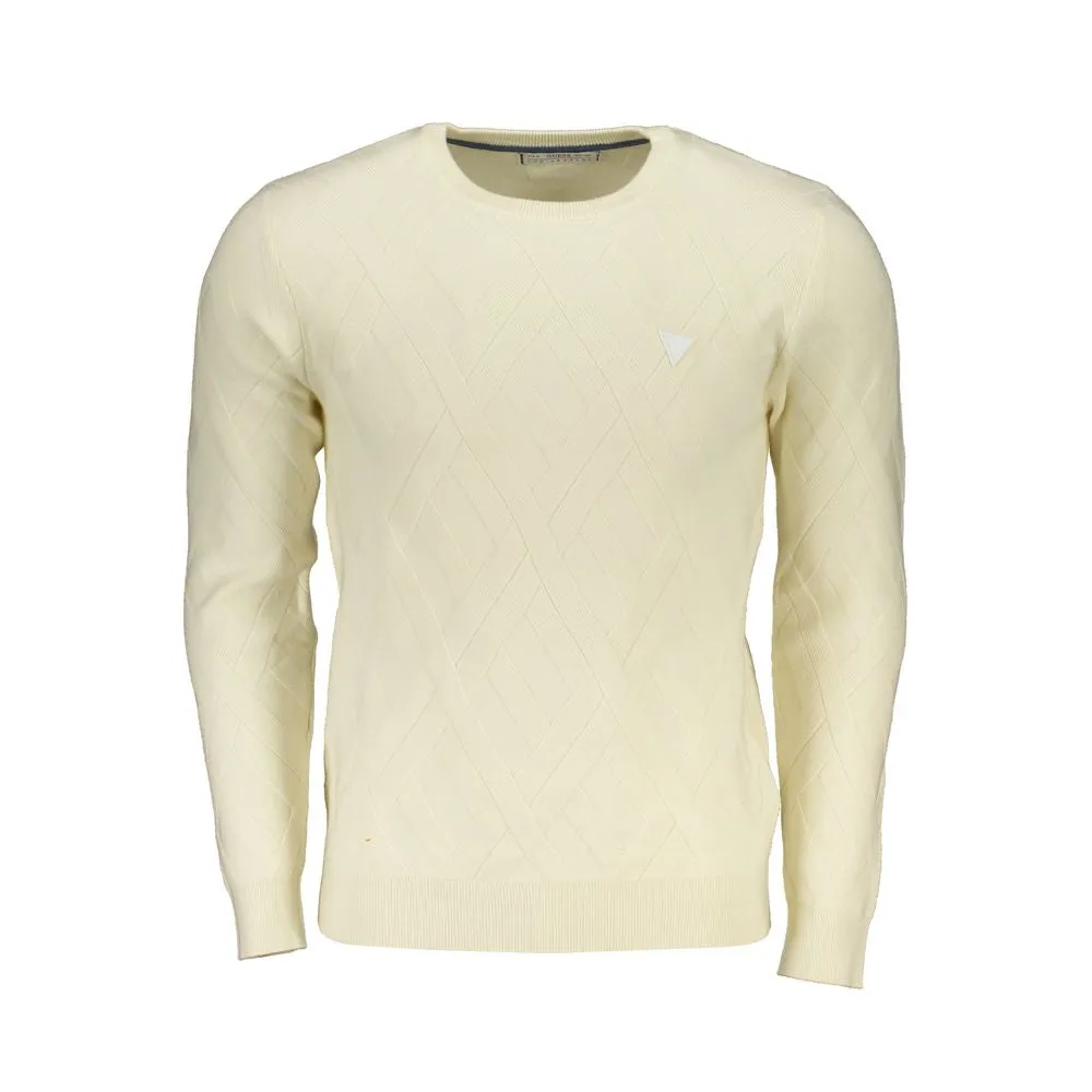 Chic Contrast Crew Neck Men's Sweater