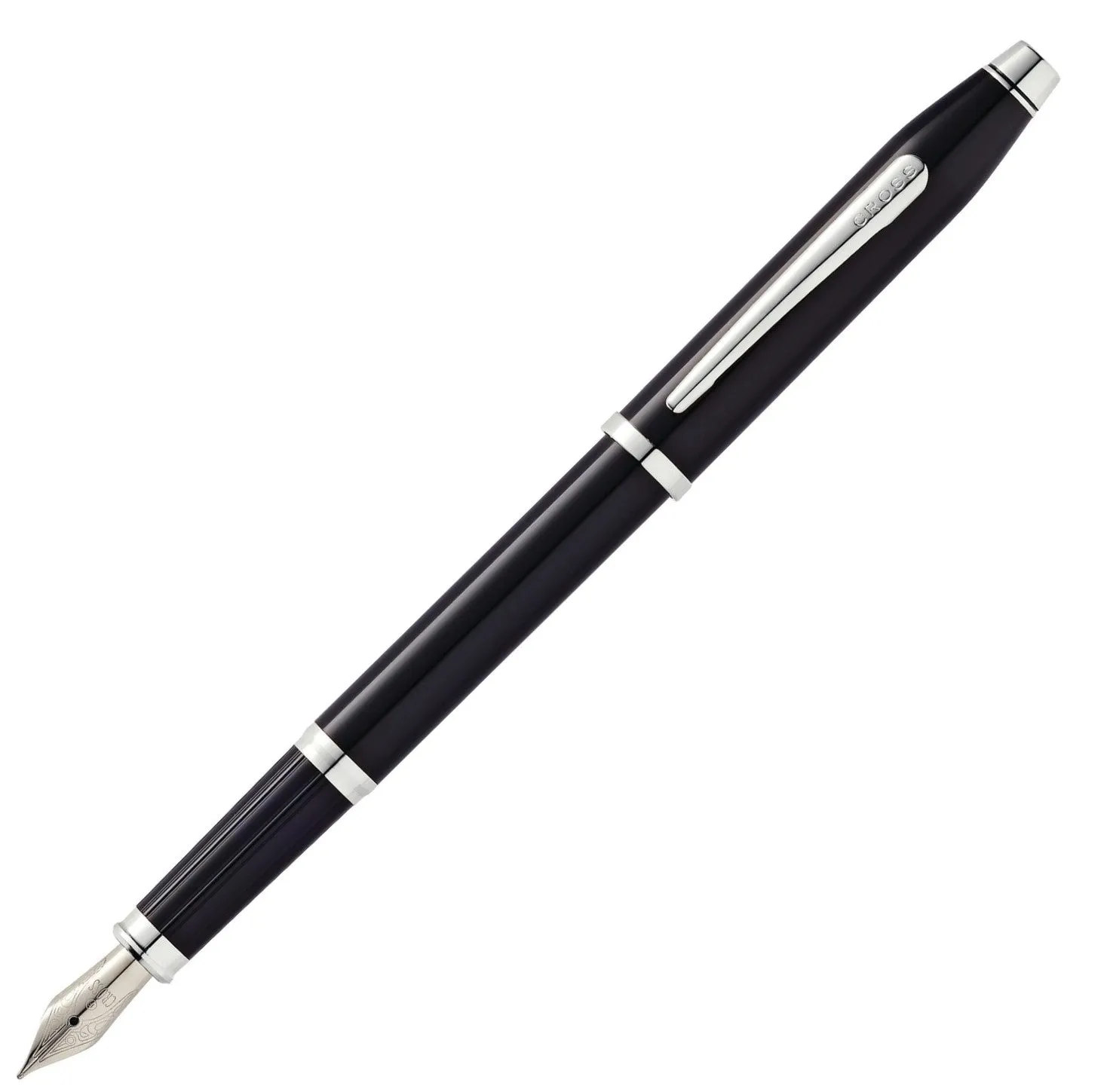 Cross Classic Century II Fountain Pen Black with Chrome Trim