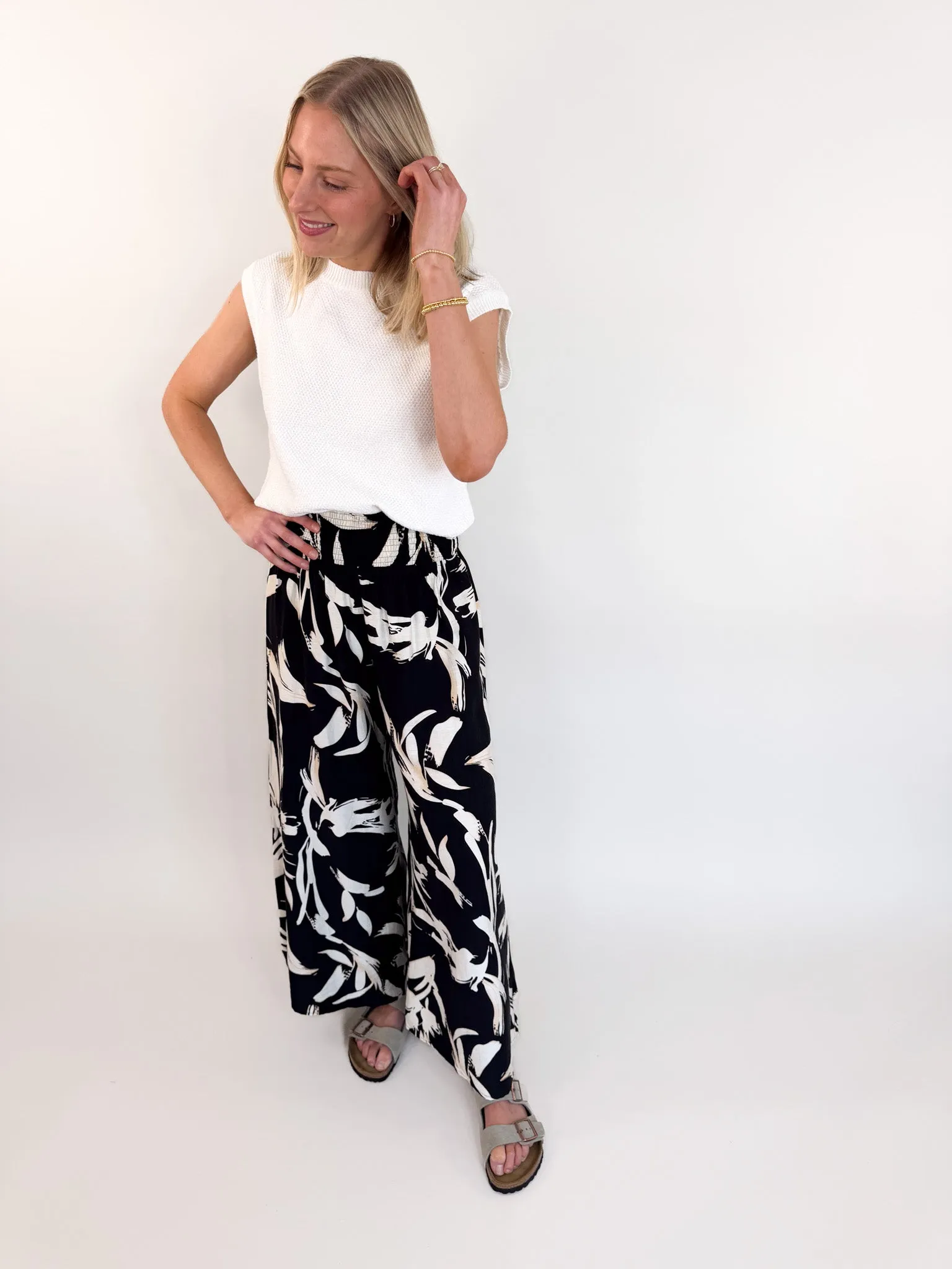 Felicity Wide Leg Floral Pant