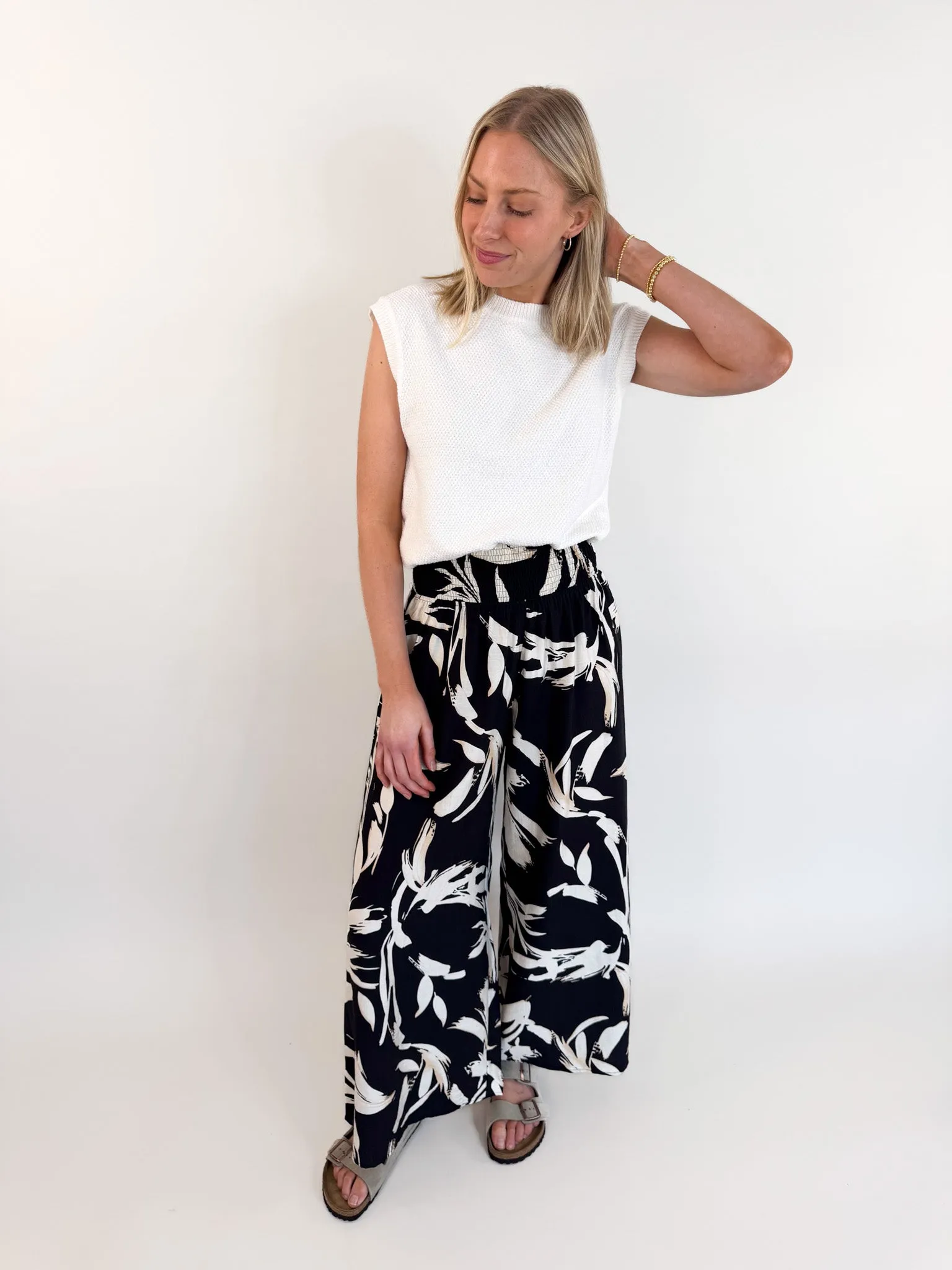Felicity Wide Leg Floral Pant