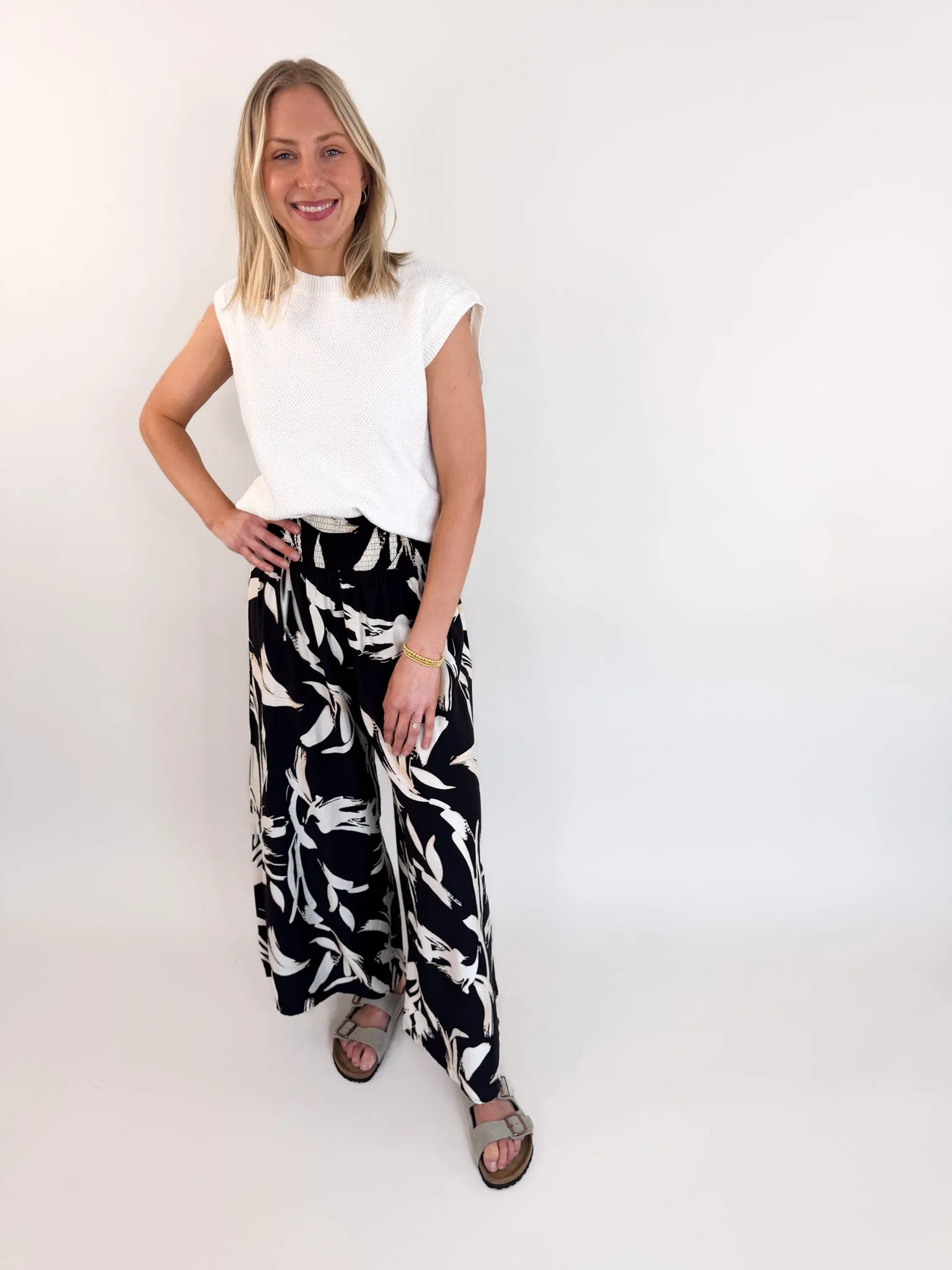 Felicity Wide Leg Floral Pant