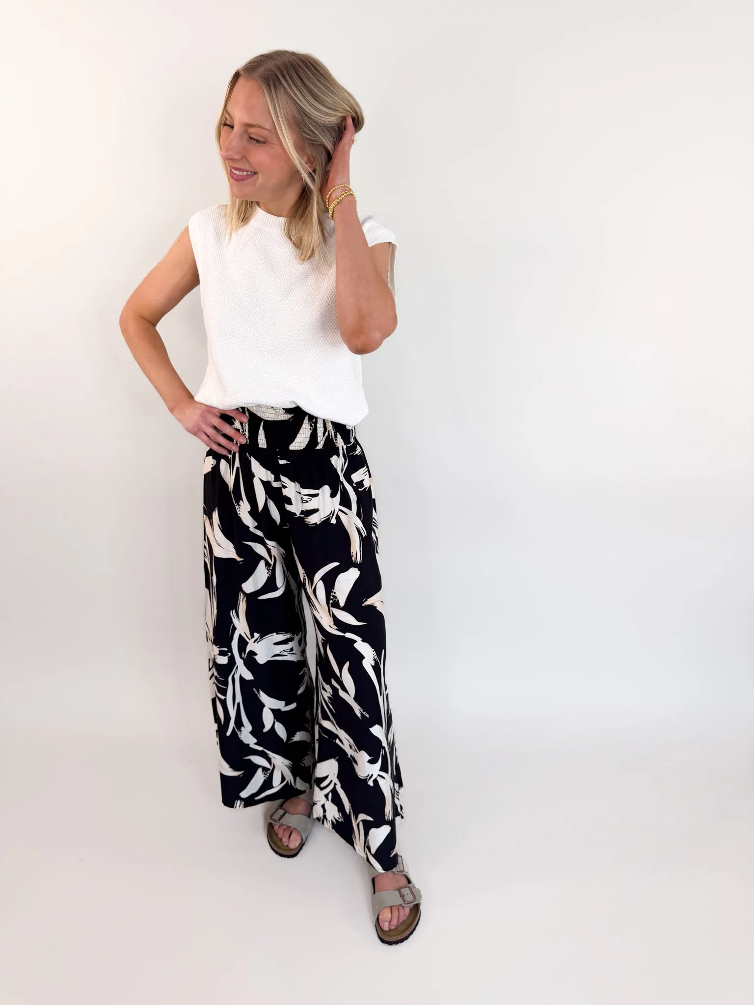 Felicity Wide Leg Floral Pant