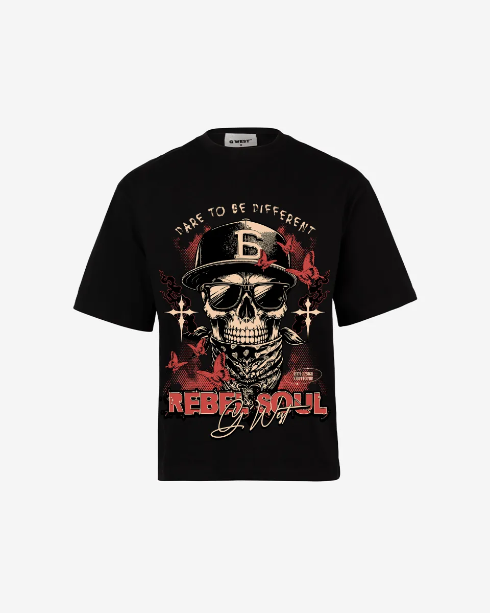 G-WEST REBEL SOUL OVERSIZED TEE GWROJMT152