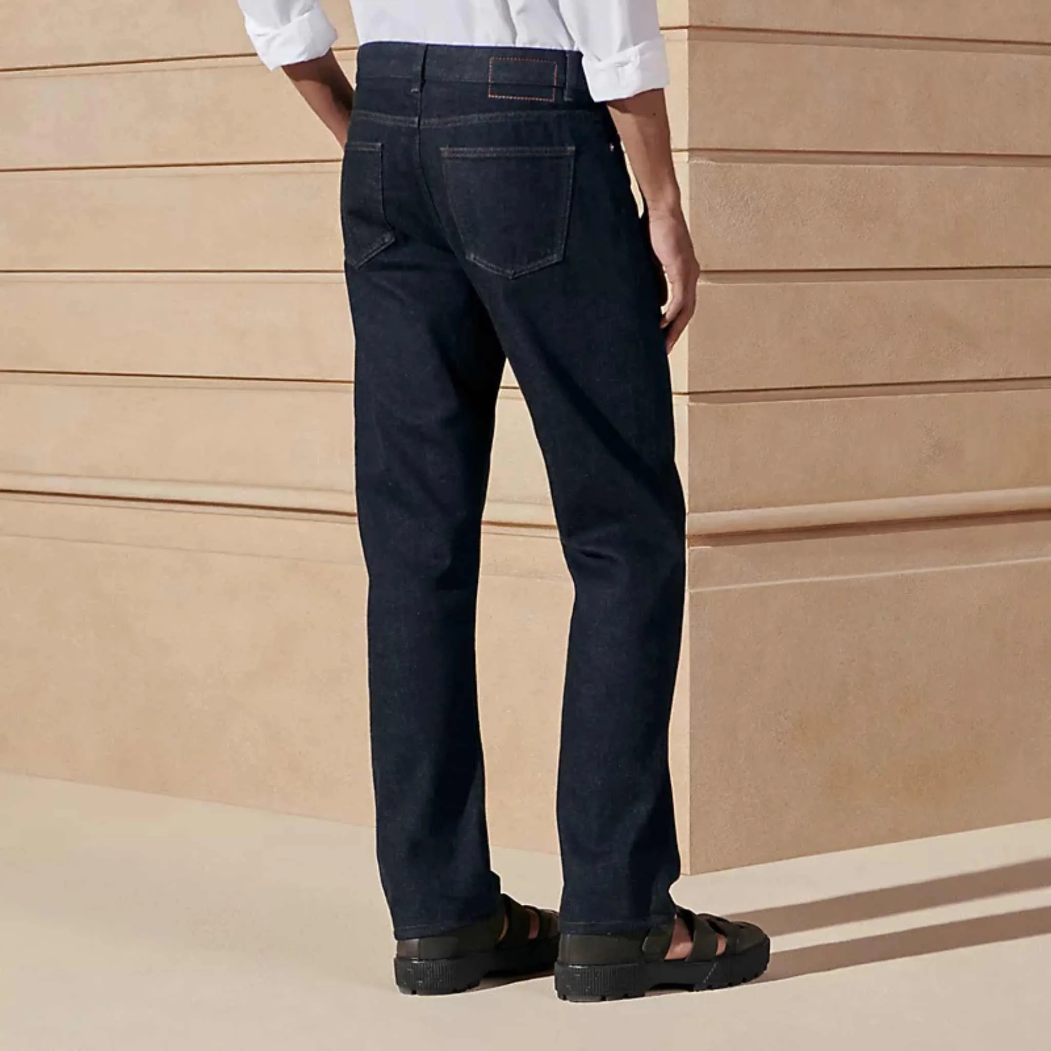 Hermes Straight Cut Jeans Indigo
