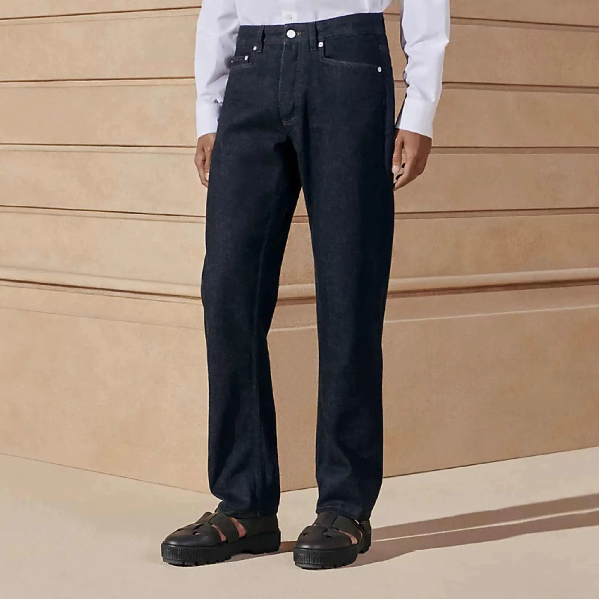 Hermes Straight Cut Jeans Indigo