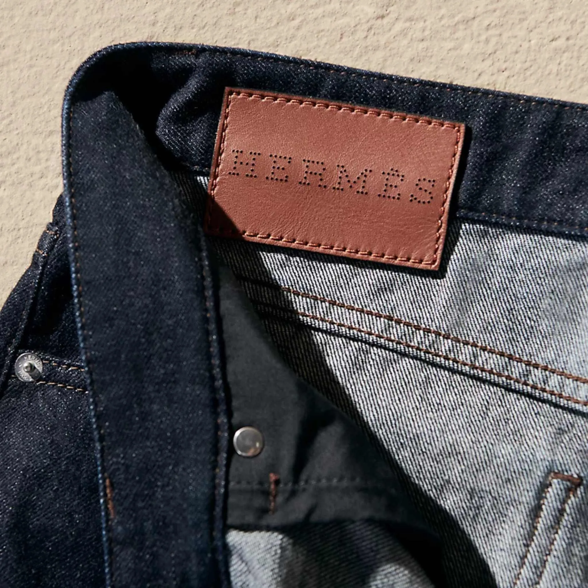 Hermes Straight Cut Jeans Indigo