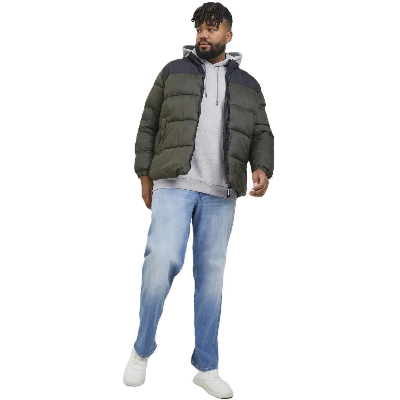 Jack & Jones Mens Bradley Sweat  Big & Tall Hoodie