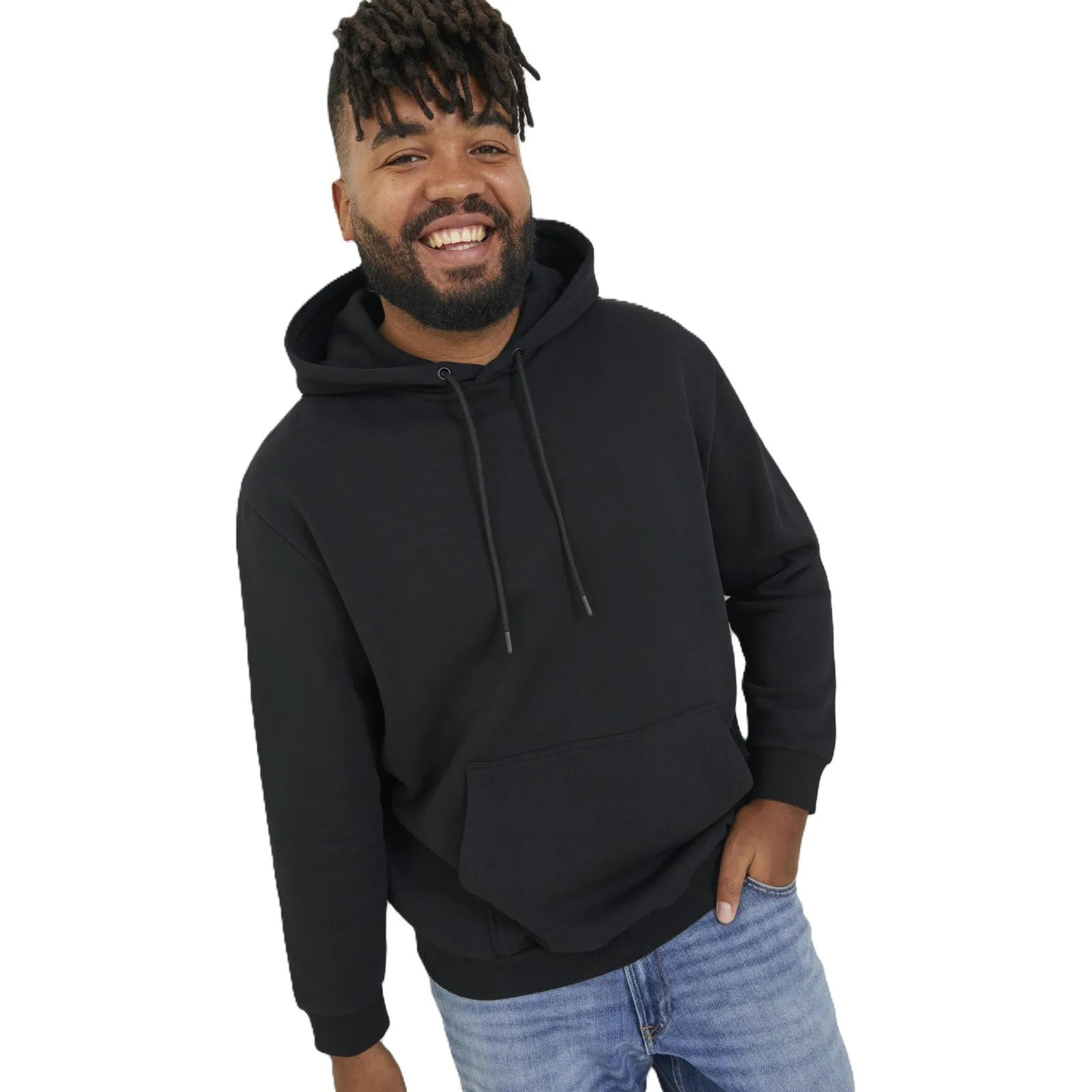 Jack & Jones Mens Bradley Sweat  Big & Tall Hoodie