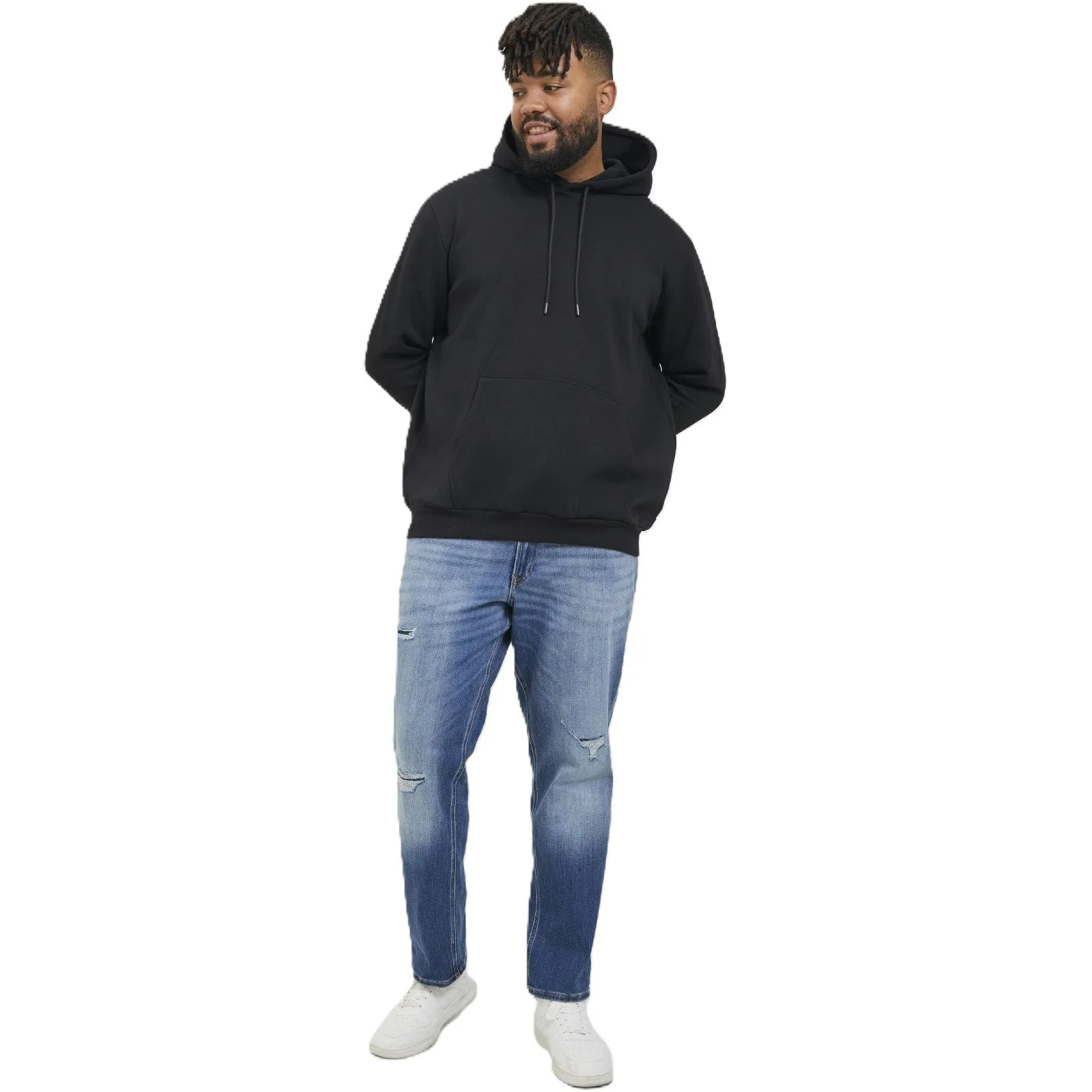 Jack & Jones Mens Bradley Sweat  Big & Tall Hoodie