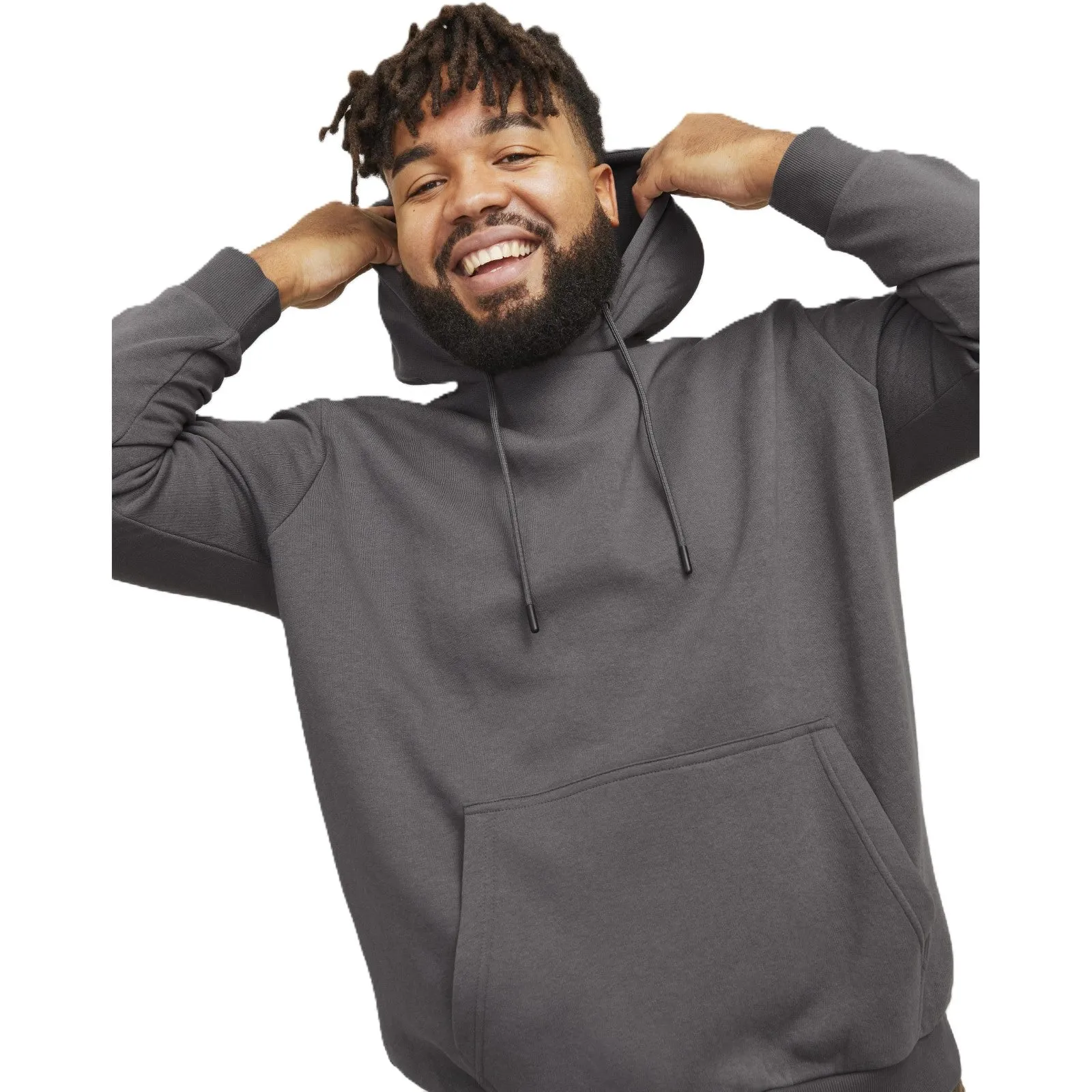 Jack & Jones Mens Bradley Sweat  Big & Tall Hoodie