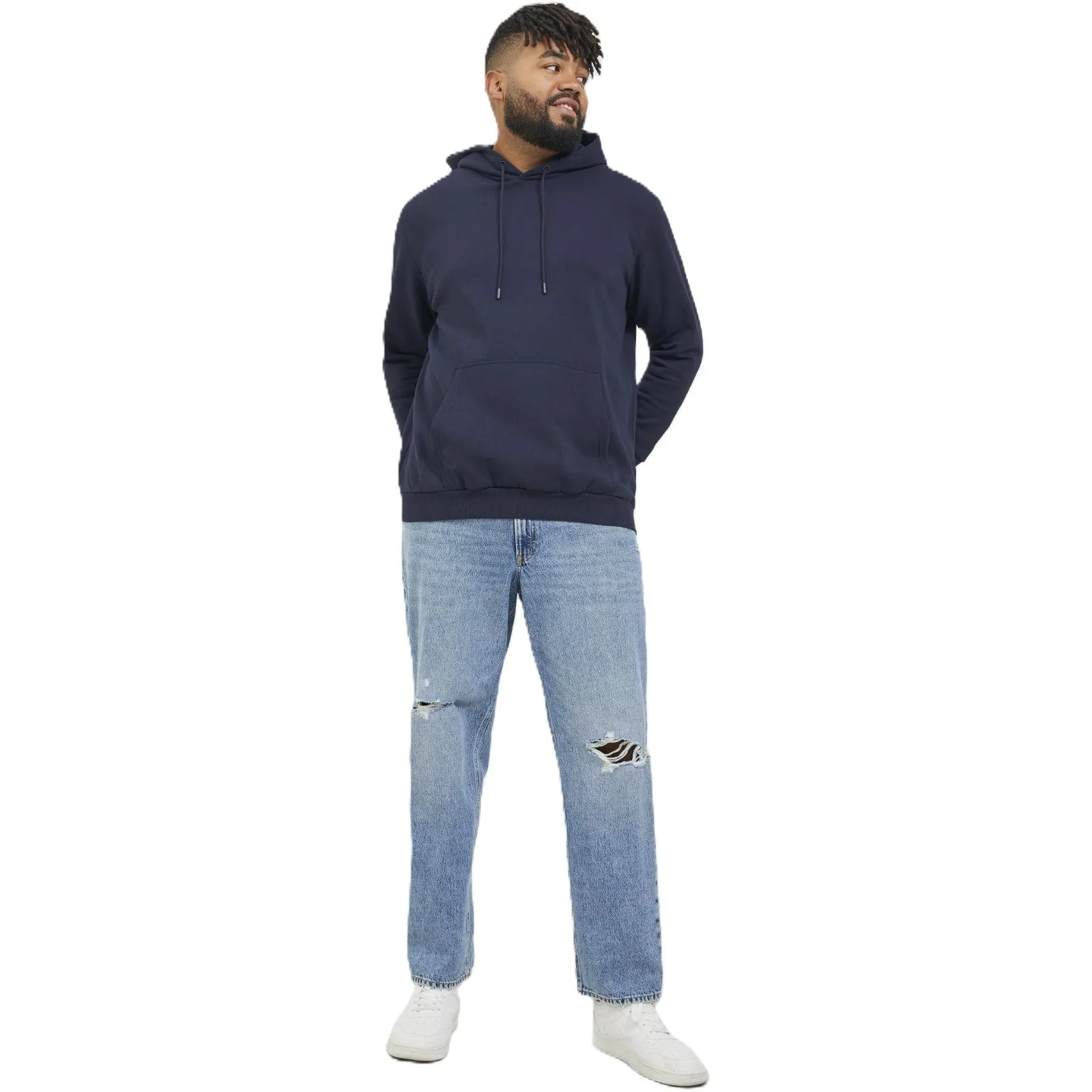Jack & Jones Mens Bradley Sweat  Big & Tall Hoodie