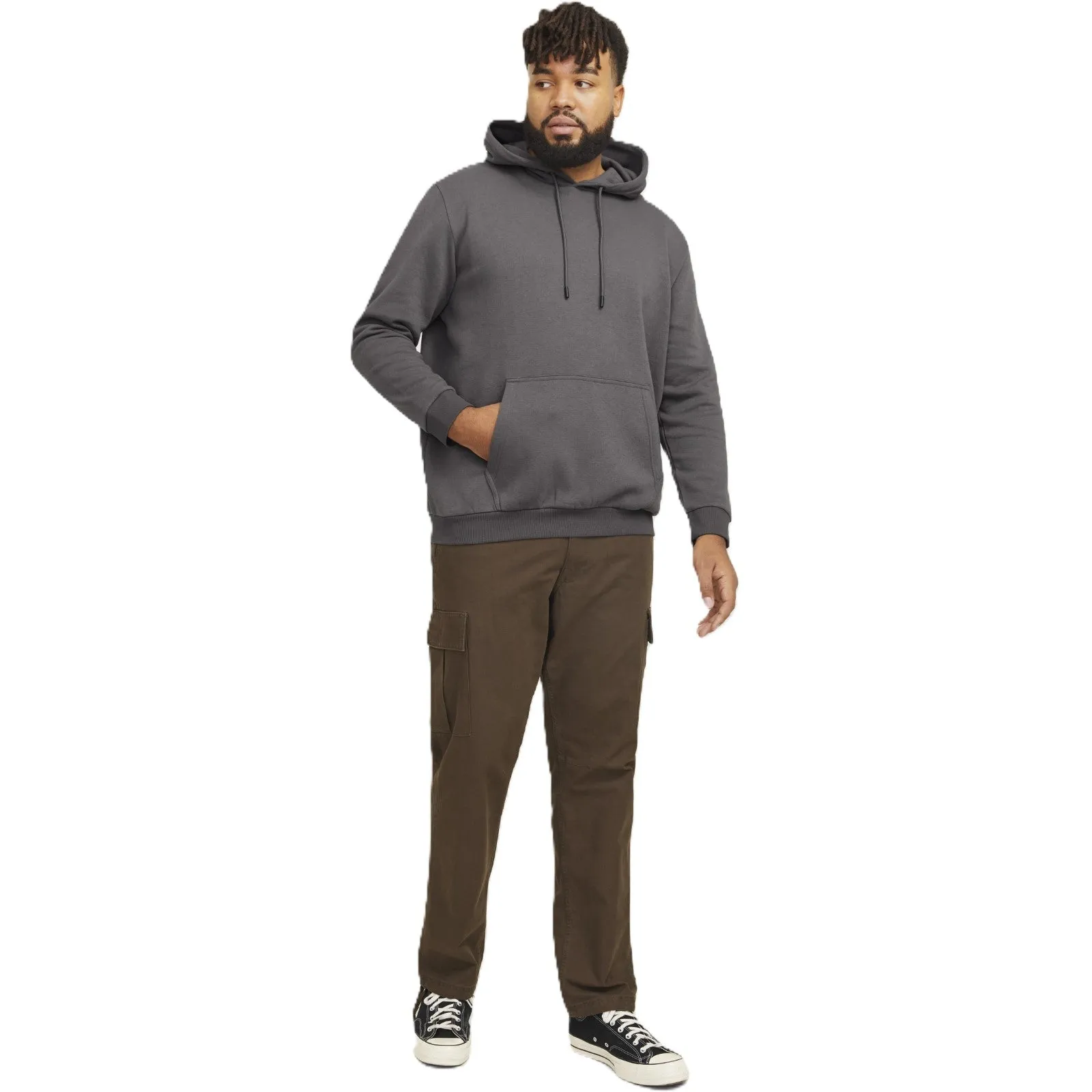 Jack & Jones Mens Bradley Sweat  Big & Tall Hoodie