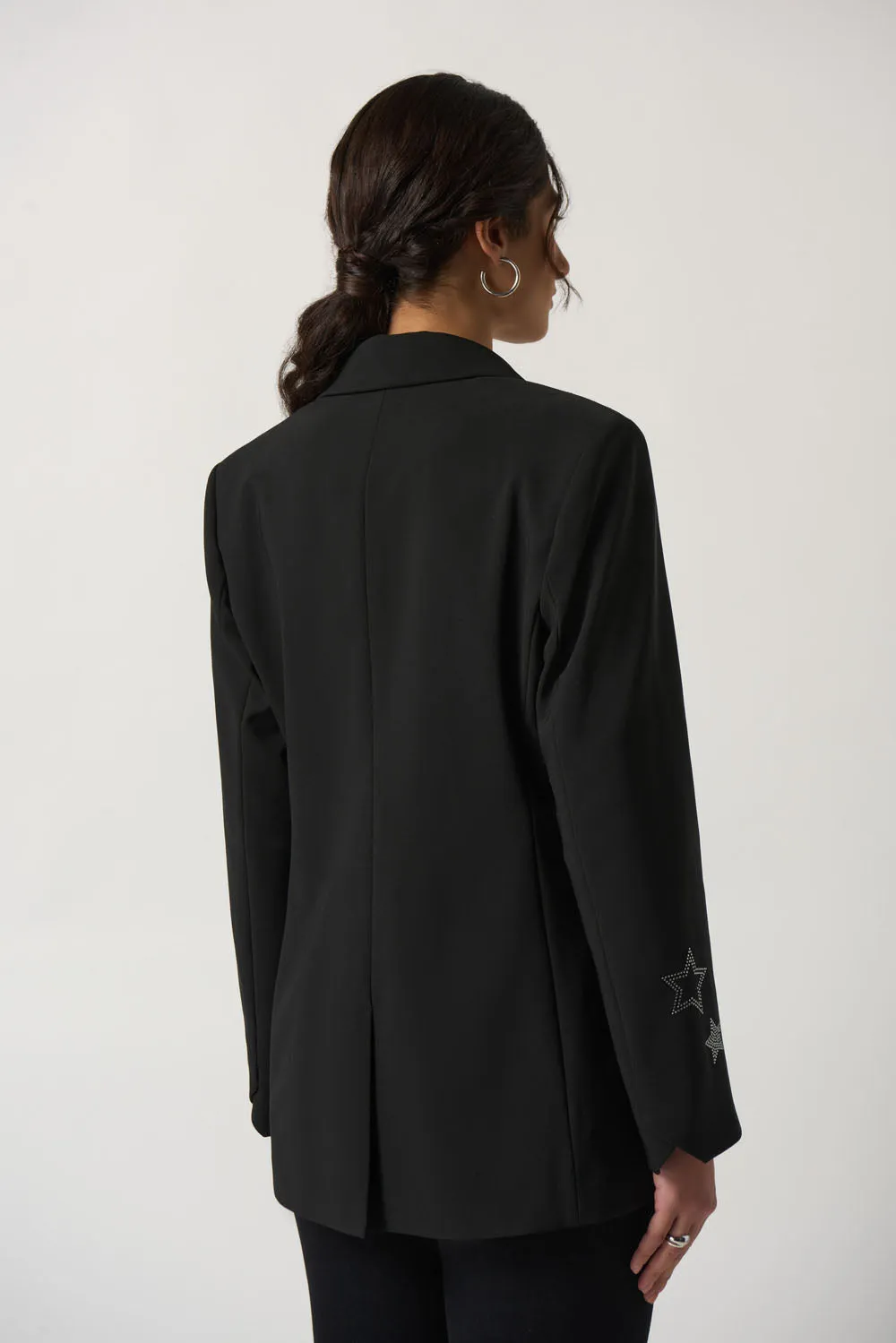Joseph Ribkoff Black Notched Collar Blazer Style 233972