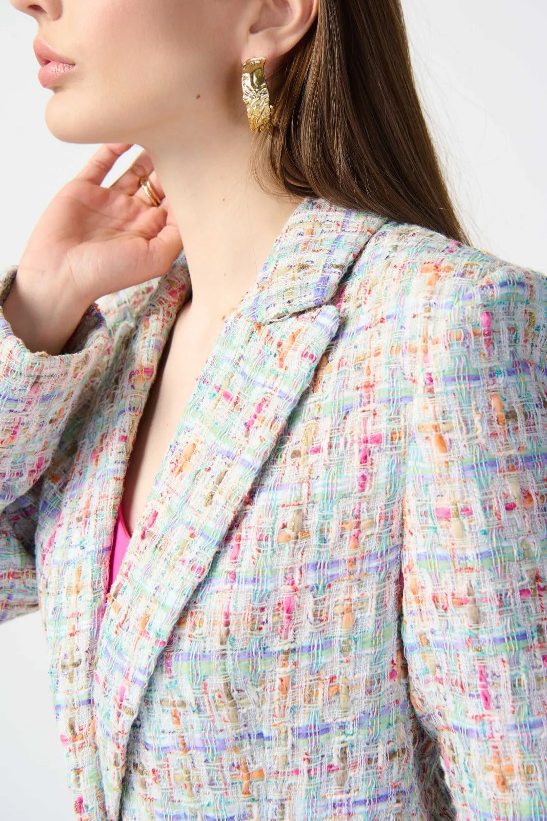 Joseph Ribkoff Multicolor Fitted Blazer Style 241927