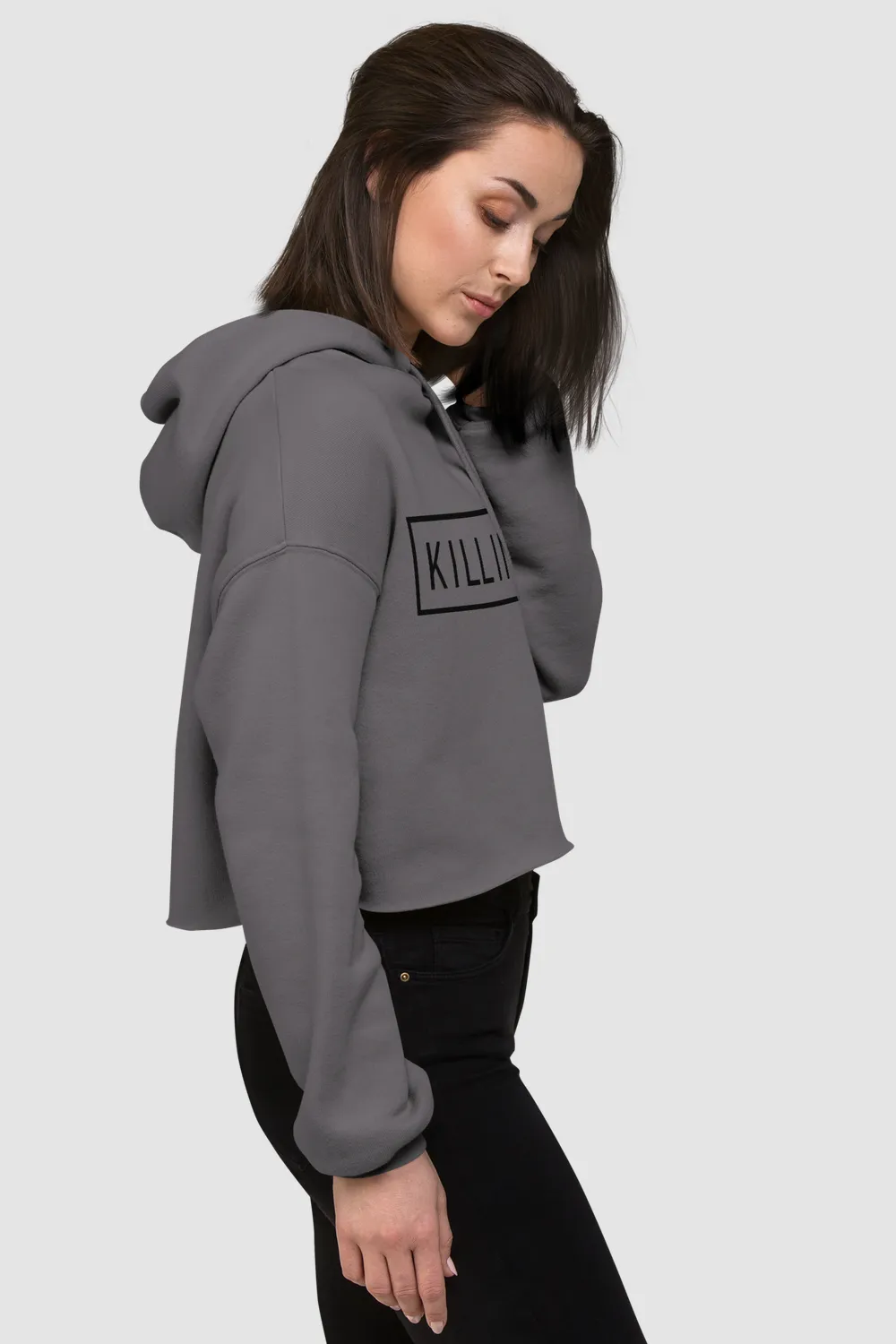 Killin' It Crop Hoodie
