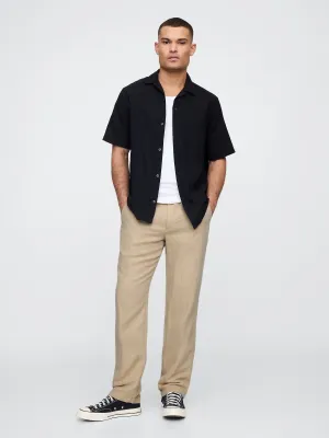 Linen-Cotton Khakis