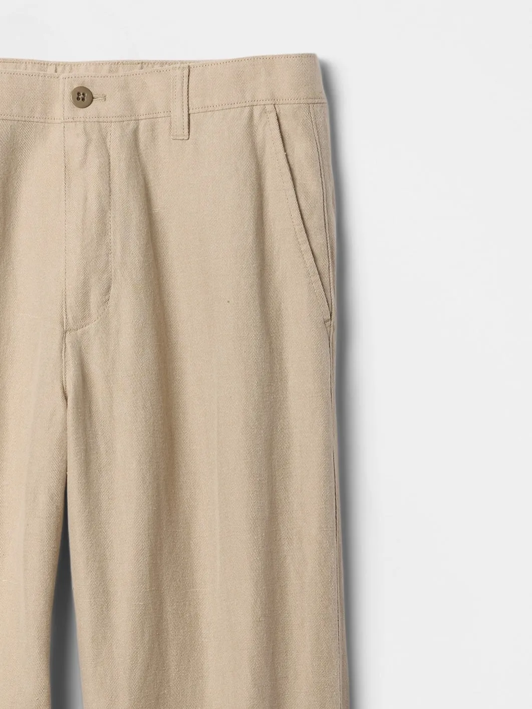 Linen-Cotton Khakis
