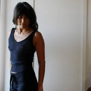 Merino Wool Sweater Tank Top