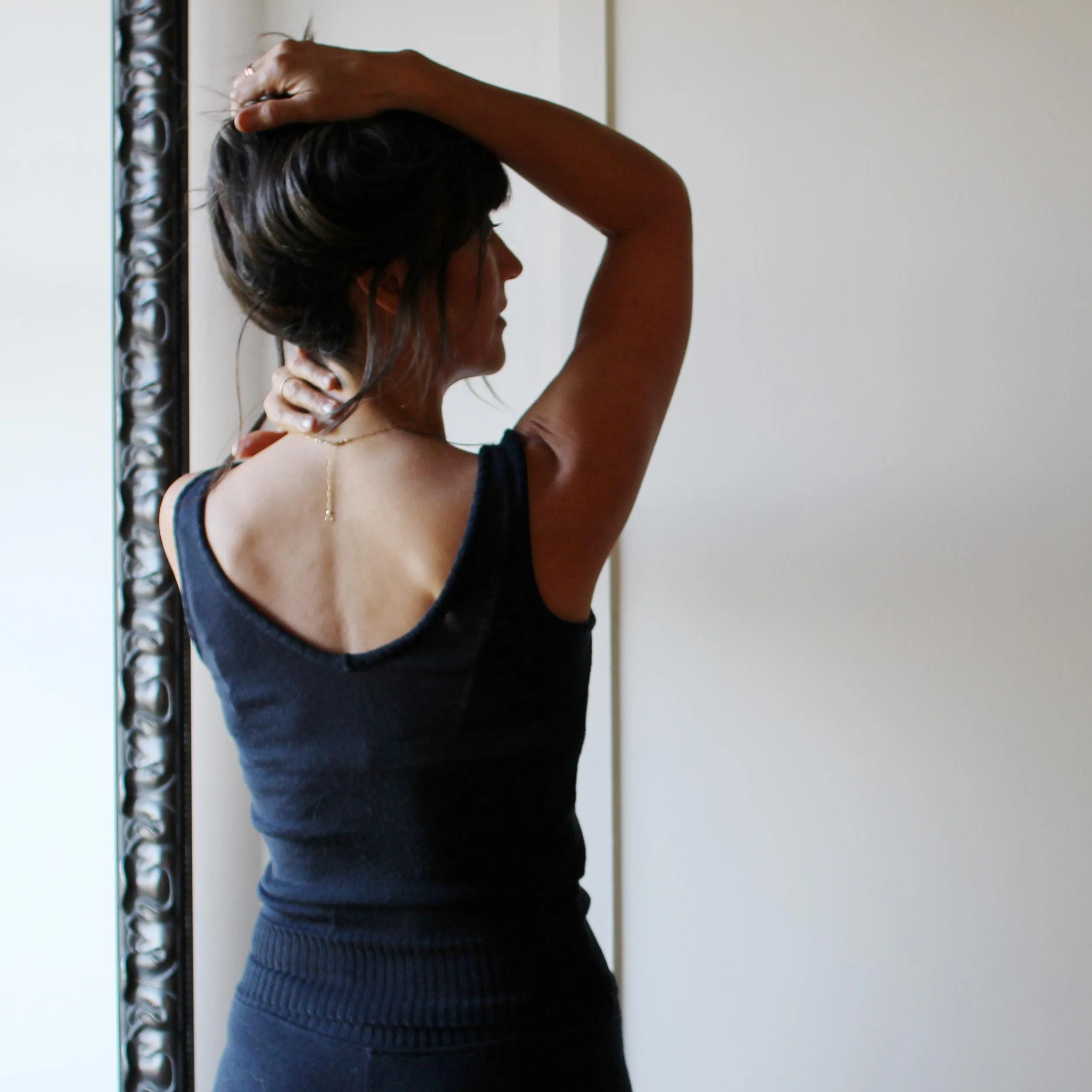 Merino Wool Sweater Tank Top
