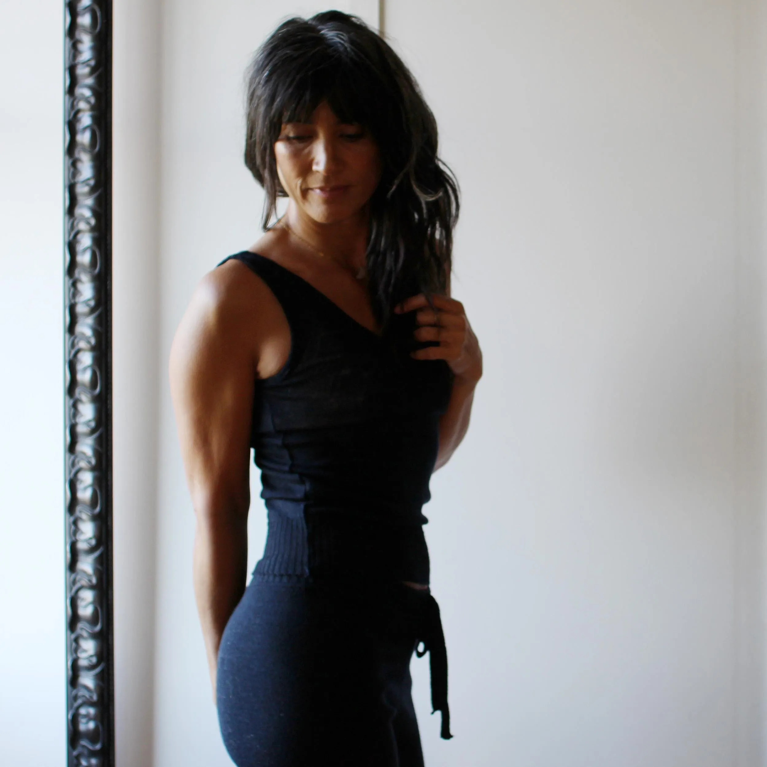 Merino Wool Sweater Tank Top