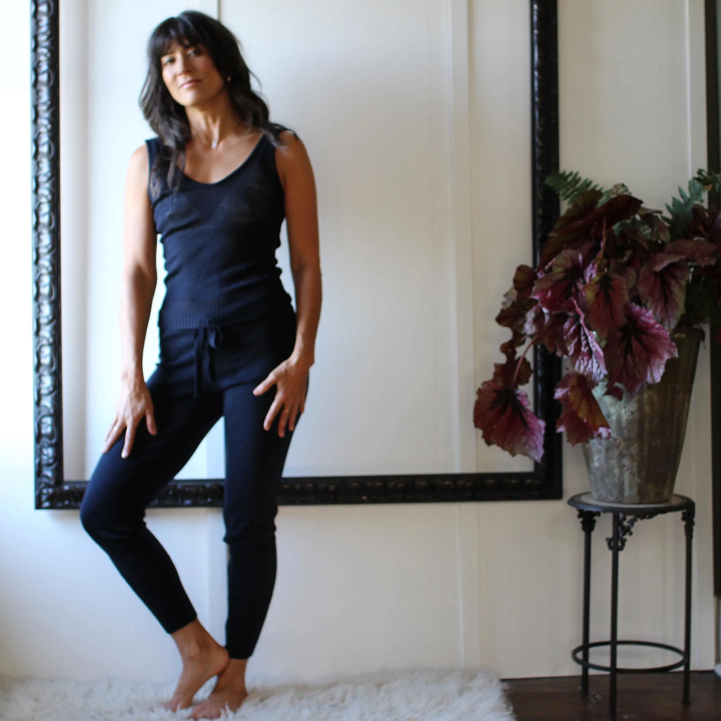 Merino Wool Sweater Tank Top
