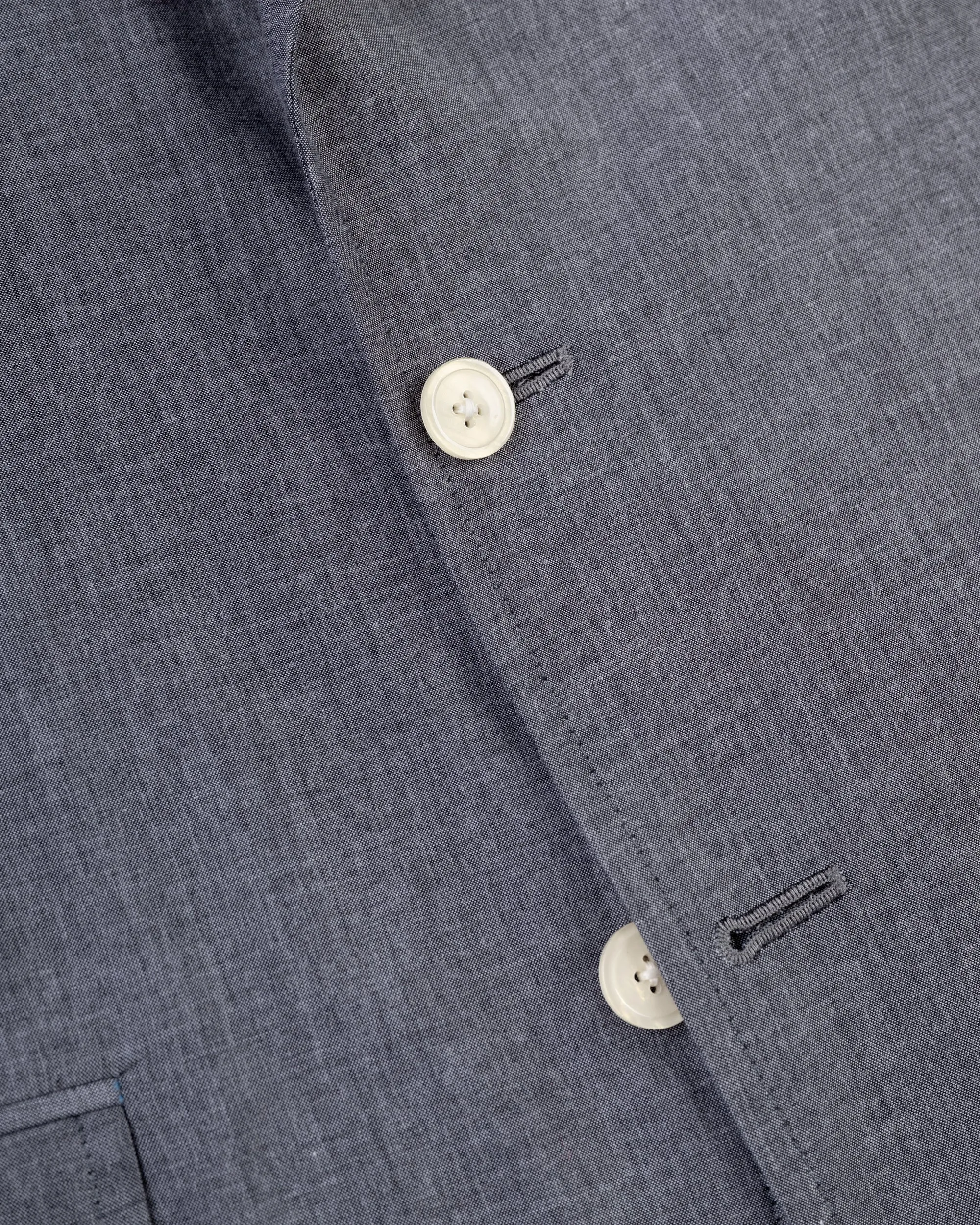 NAVY COTTON CHAMBRAY SPORT COAT