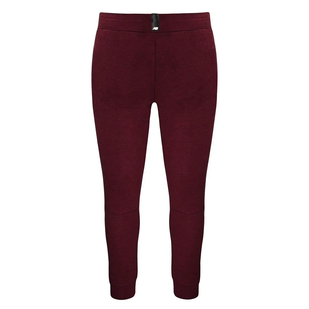 New Balance Fortitech Mens Burgundy Track Pants