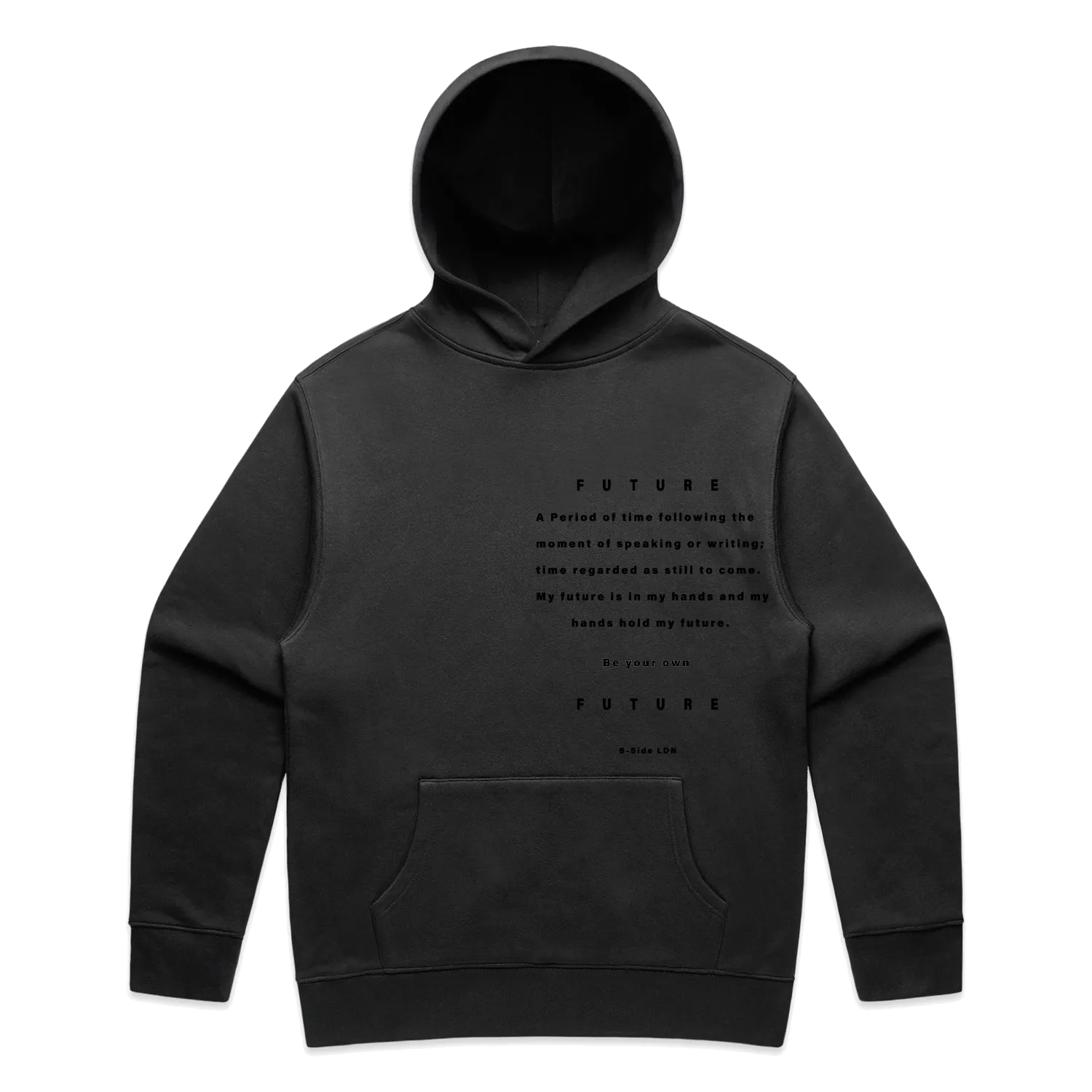 New Future Hoodie - Faded Black