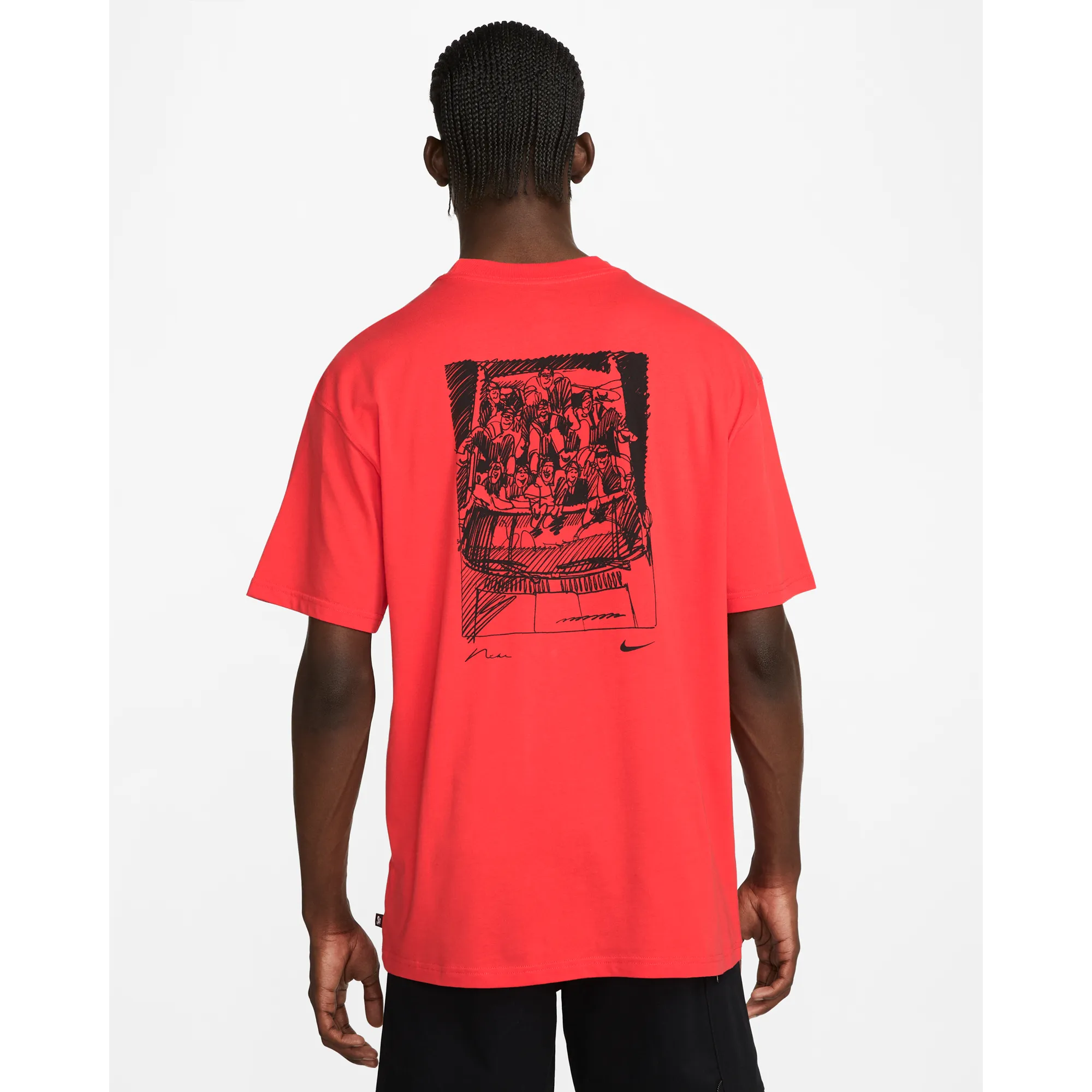 Nike SB Skate Tee Dunk Light Crimson