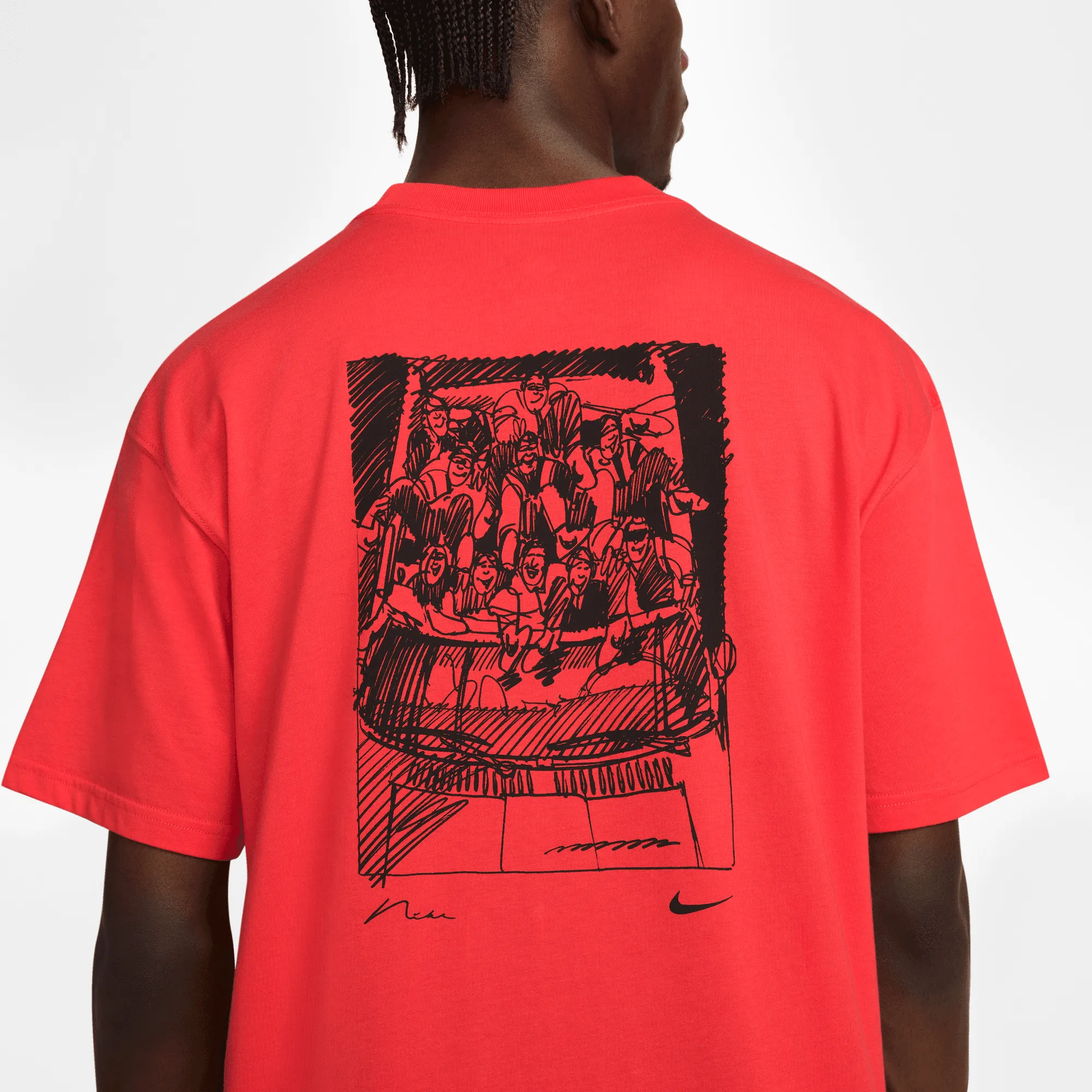 Nike SB Skate Tee Dunk Light Crimson