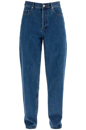 organic cotton indigo blue wide leg jeans COHTD M09156 IAL WASHED INDIGO