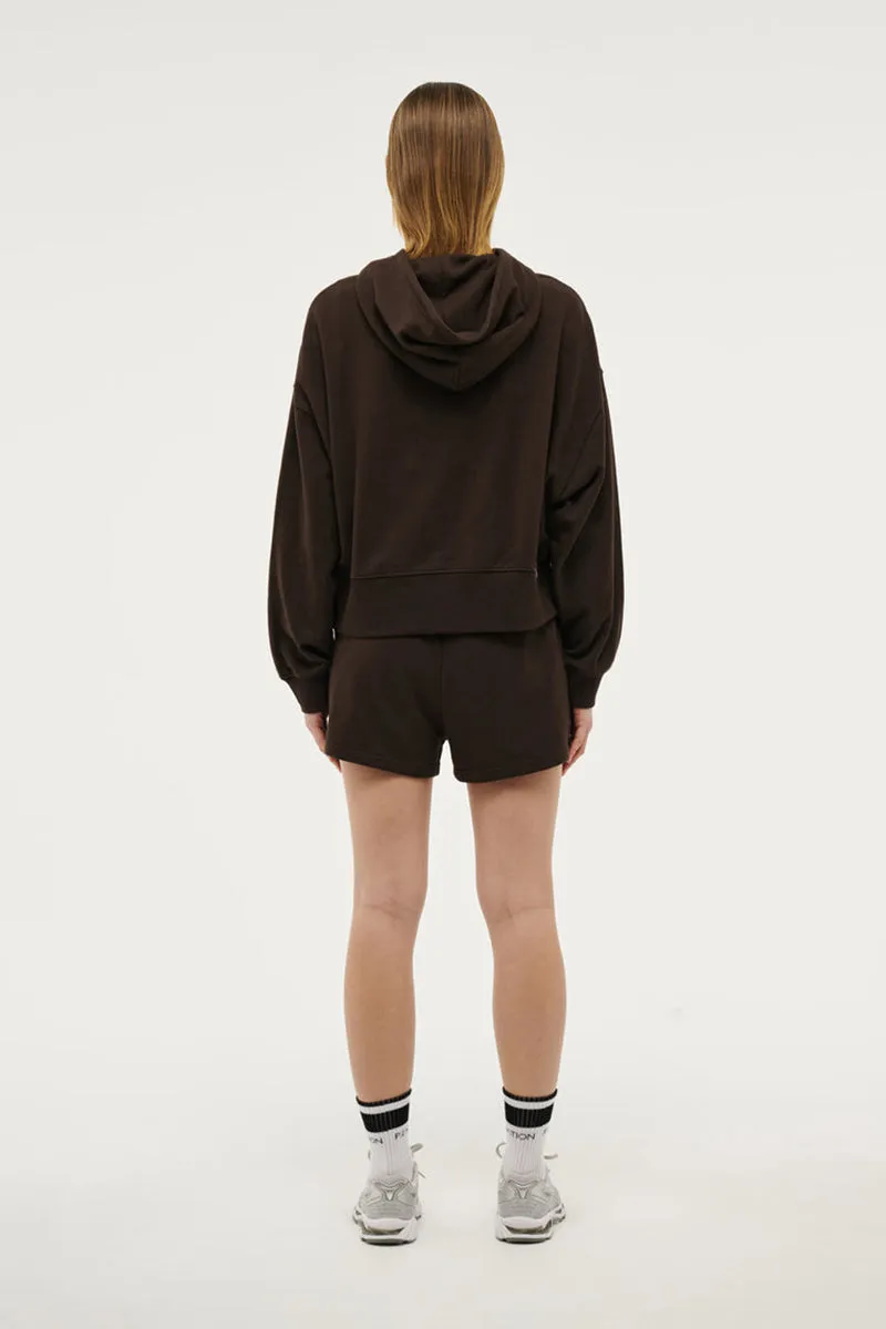 PE Nation Vantage Hoodie- Turkish coffee