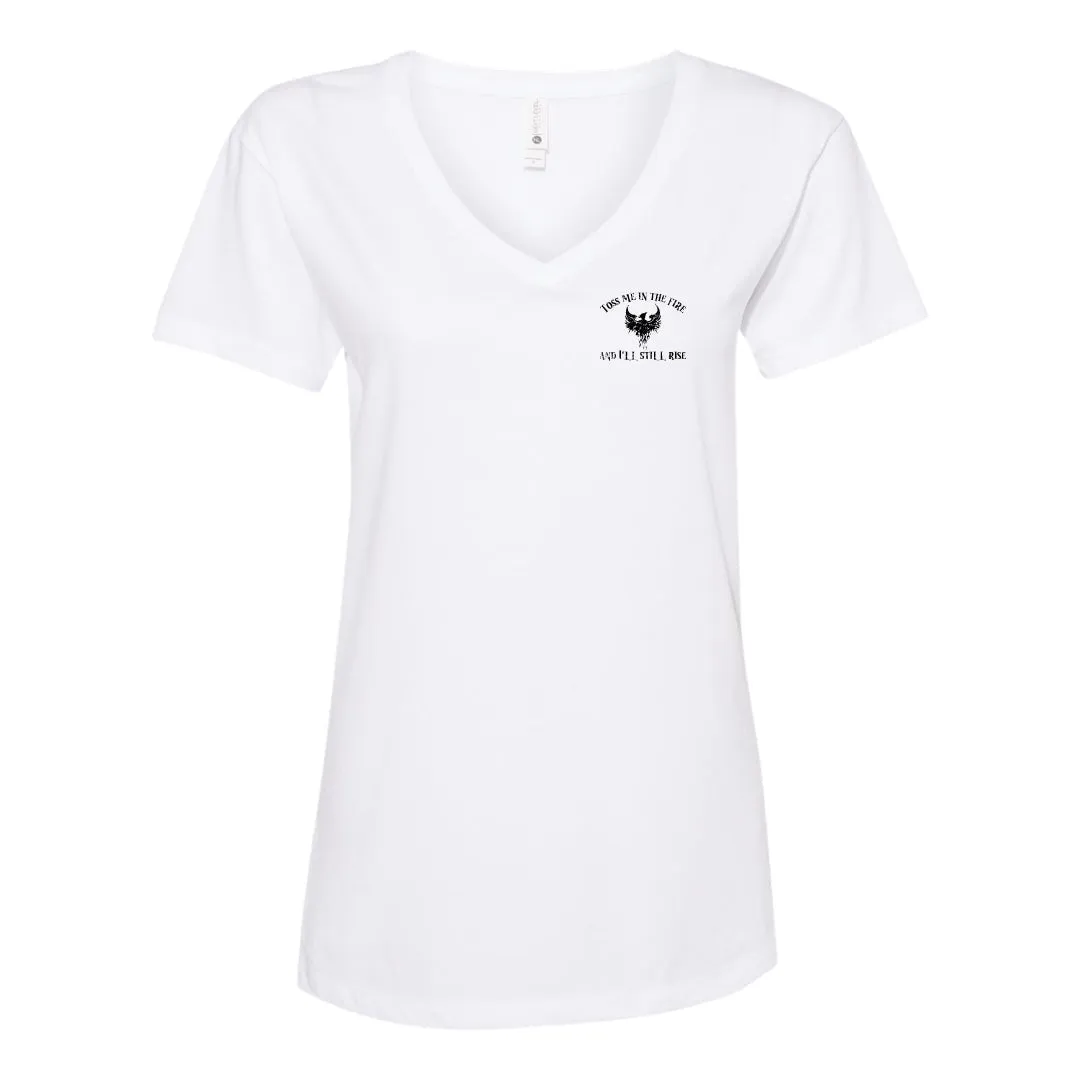 Phoenix Rising Women's Relaxed V-Neck T-Shirt
