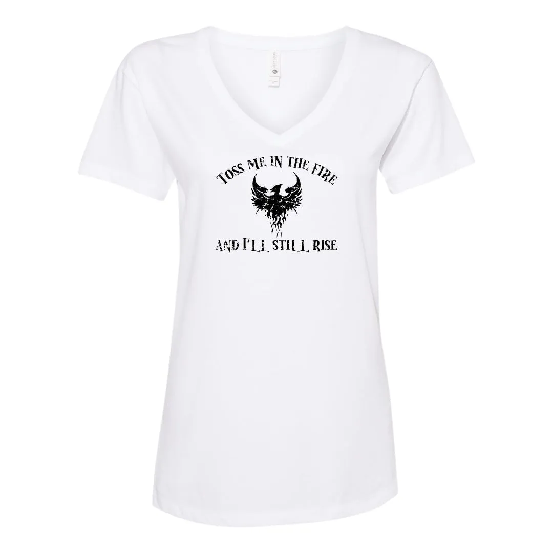 Phoenix Rising Women's Relaxed V-Neck T-Shirt