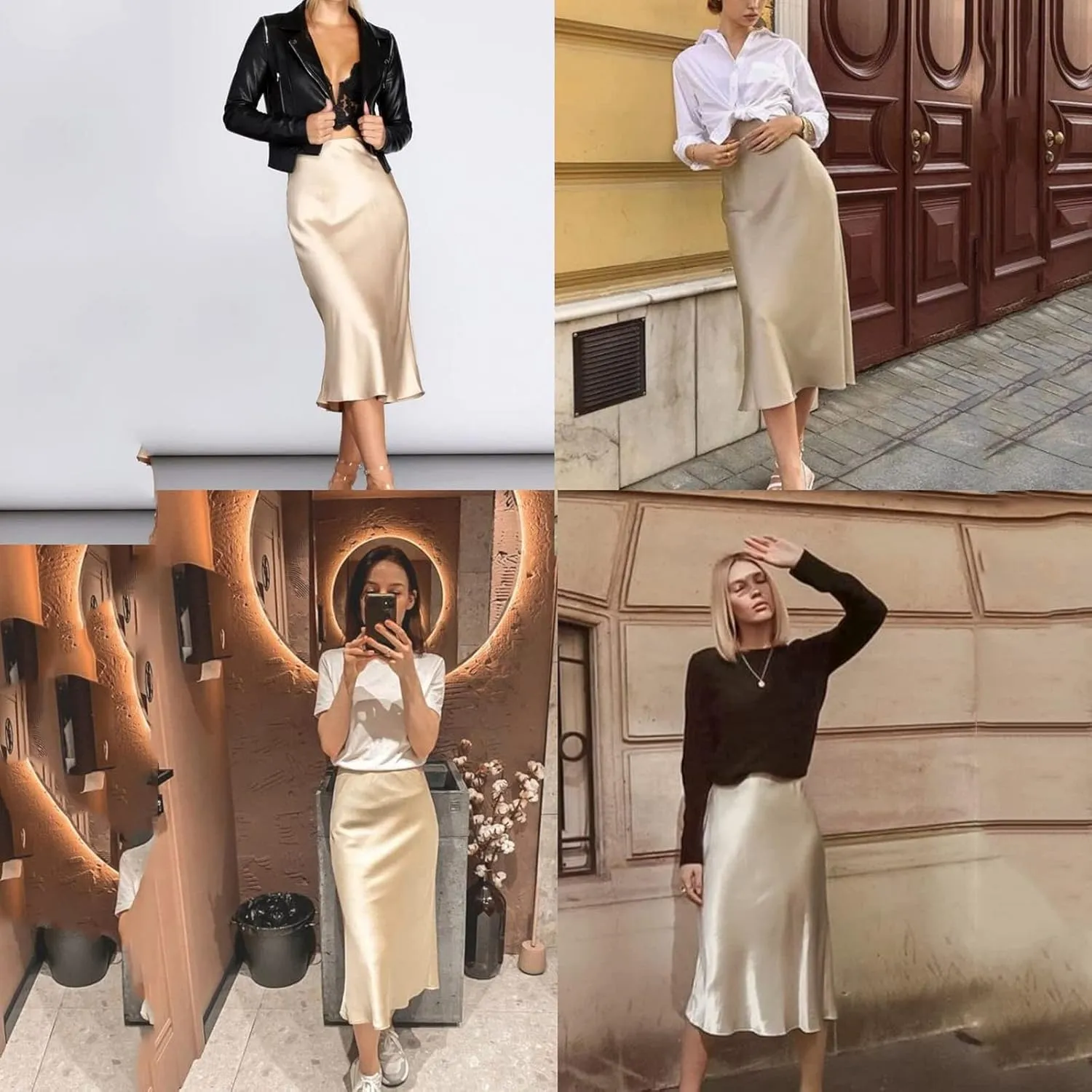 Plus Size Skirt Women Elastic High Waist Boho Maxi Skirt Casual Drawstring A Line Long Skirt