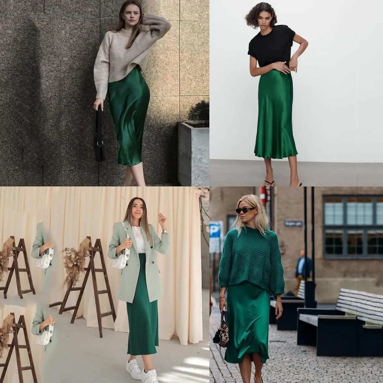 Plus Size Skirt Women Elastic High Waist Boho Maxi Skirt Casual Drawstring A Line Long Skirt